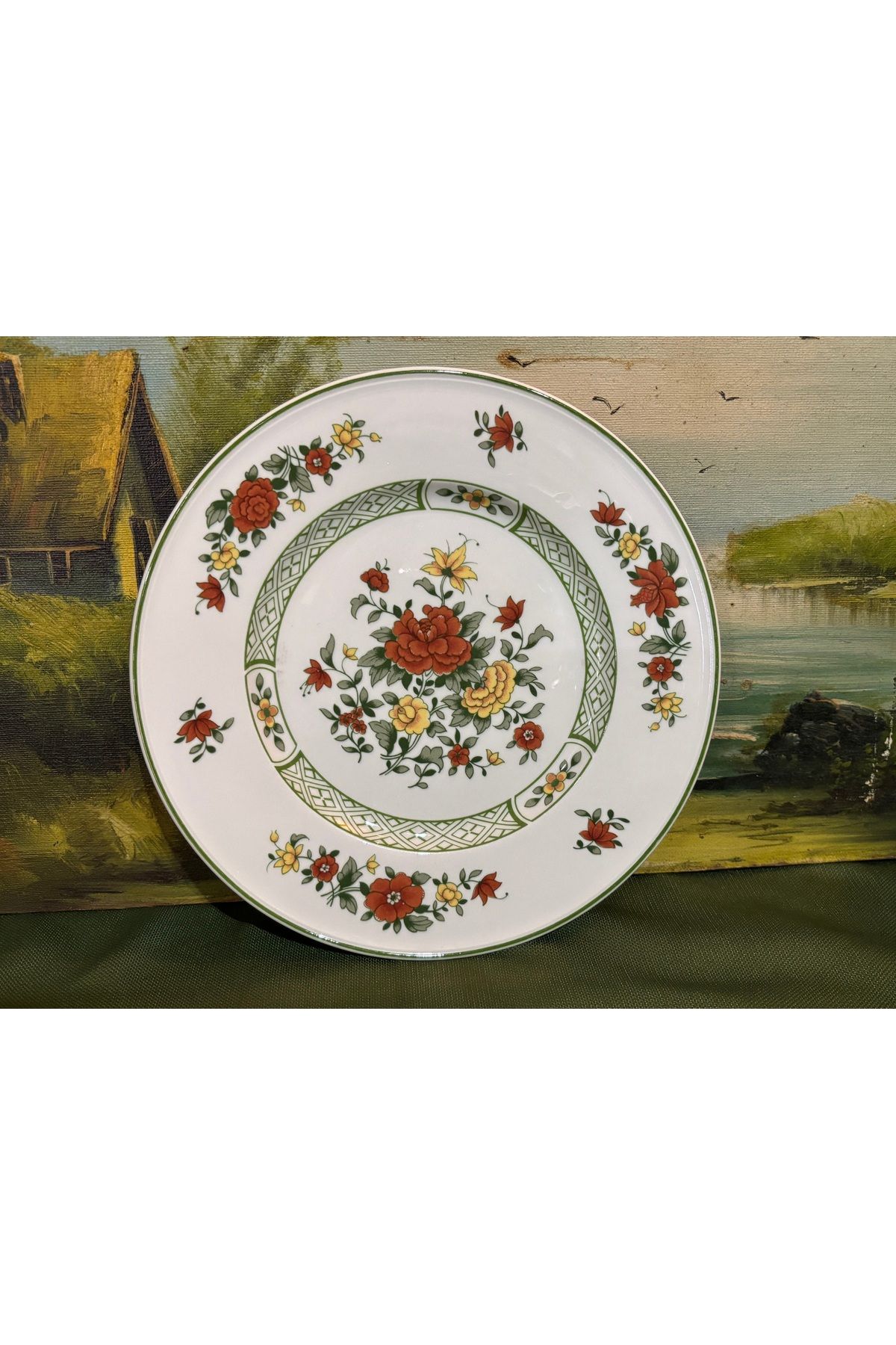 tayfuntufan antika koleksiyon villeroy boch summer day pasta tabağı - tabak - 21 cm çapında -kjsfg974511