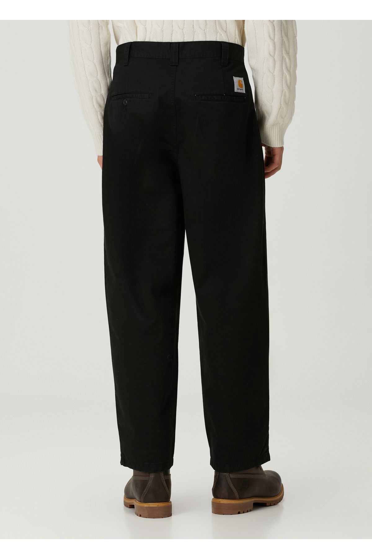 Carhartt WIP-Black Double Pleated Pants Size: 30 3