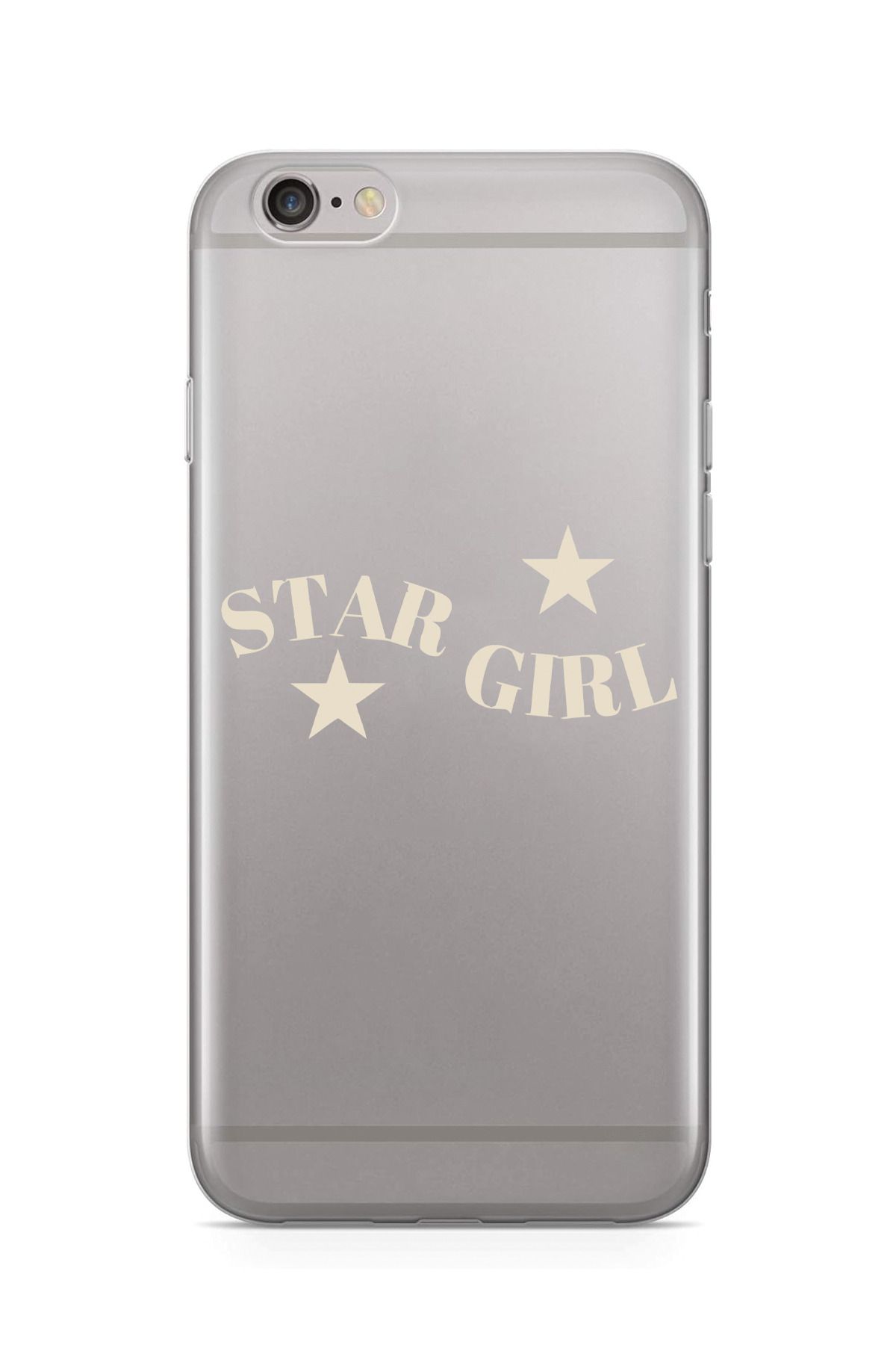 moonset Iphone 6 Plus / 6S Plus Uyumlu Star Girl Tasarımlı Baskılı Şeffaf Telefon Kılıfı