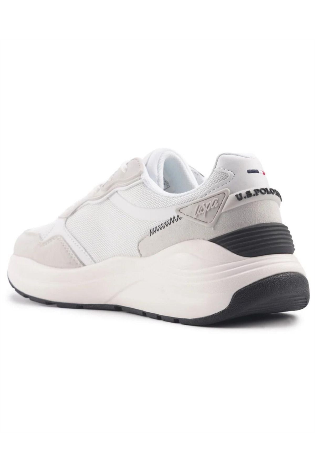 کفش پیاده روی سفید زنانه پایه. چوگان Assn. IMOJ 4FX 36 40 ورزشی روزانه U.S. Polo Assn.