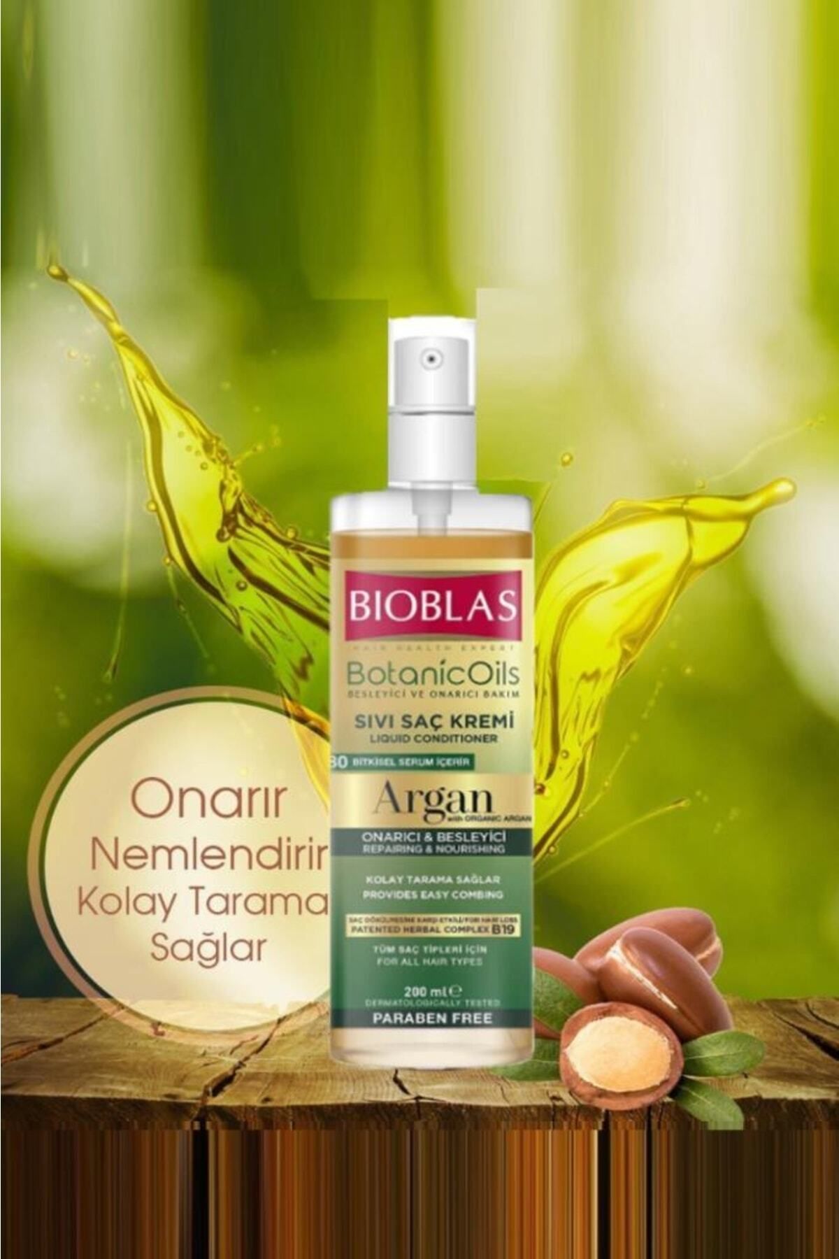 Bioblas-100 Ml Argan Care Oil and 200 Ml Argan Liquid Conditioner 4