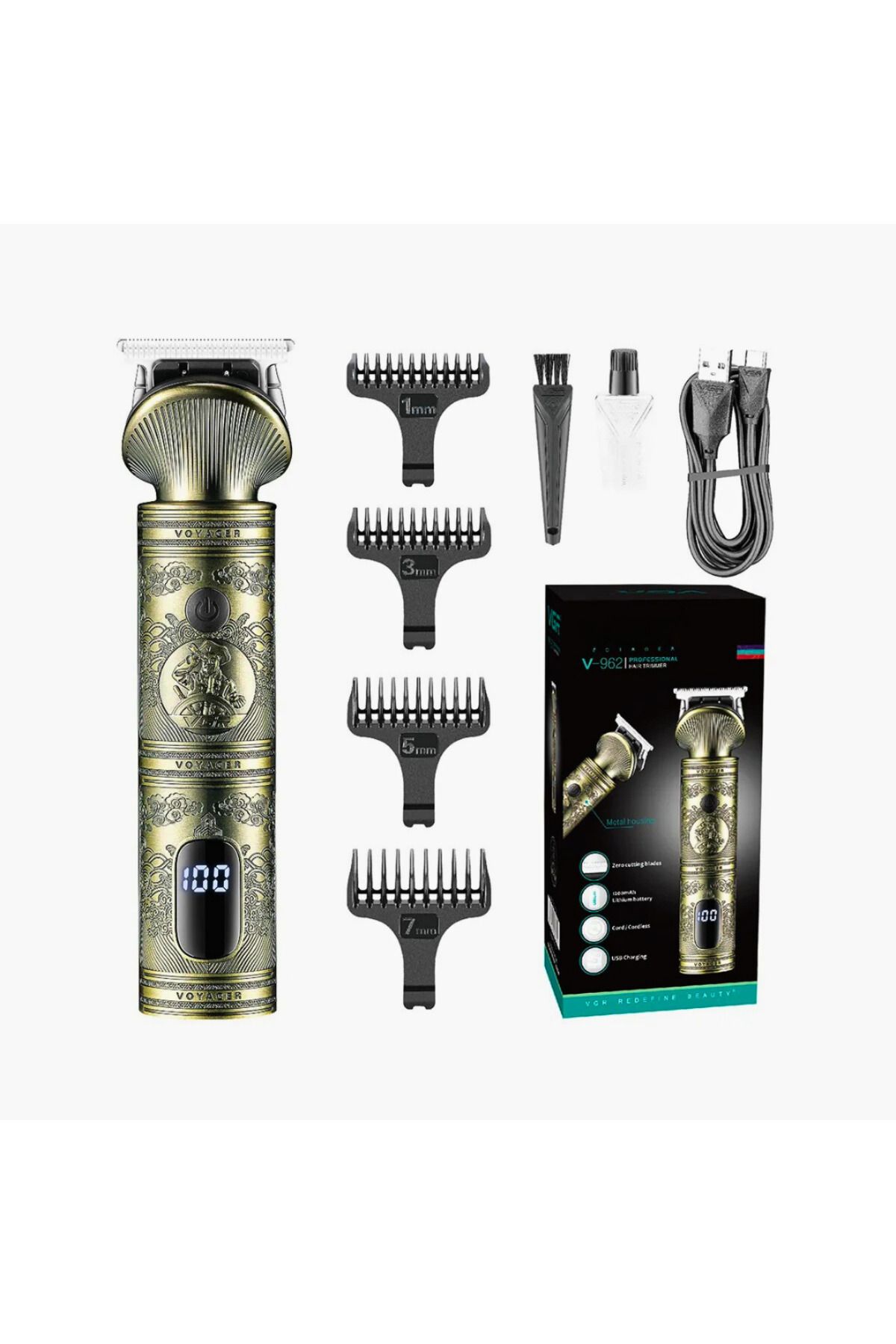 farissu V-962 Profesyonel Saç Kesme Makinesi, Voyager V-962 Professional Hair Trimmer