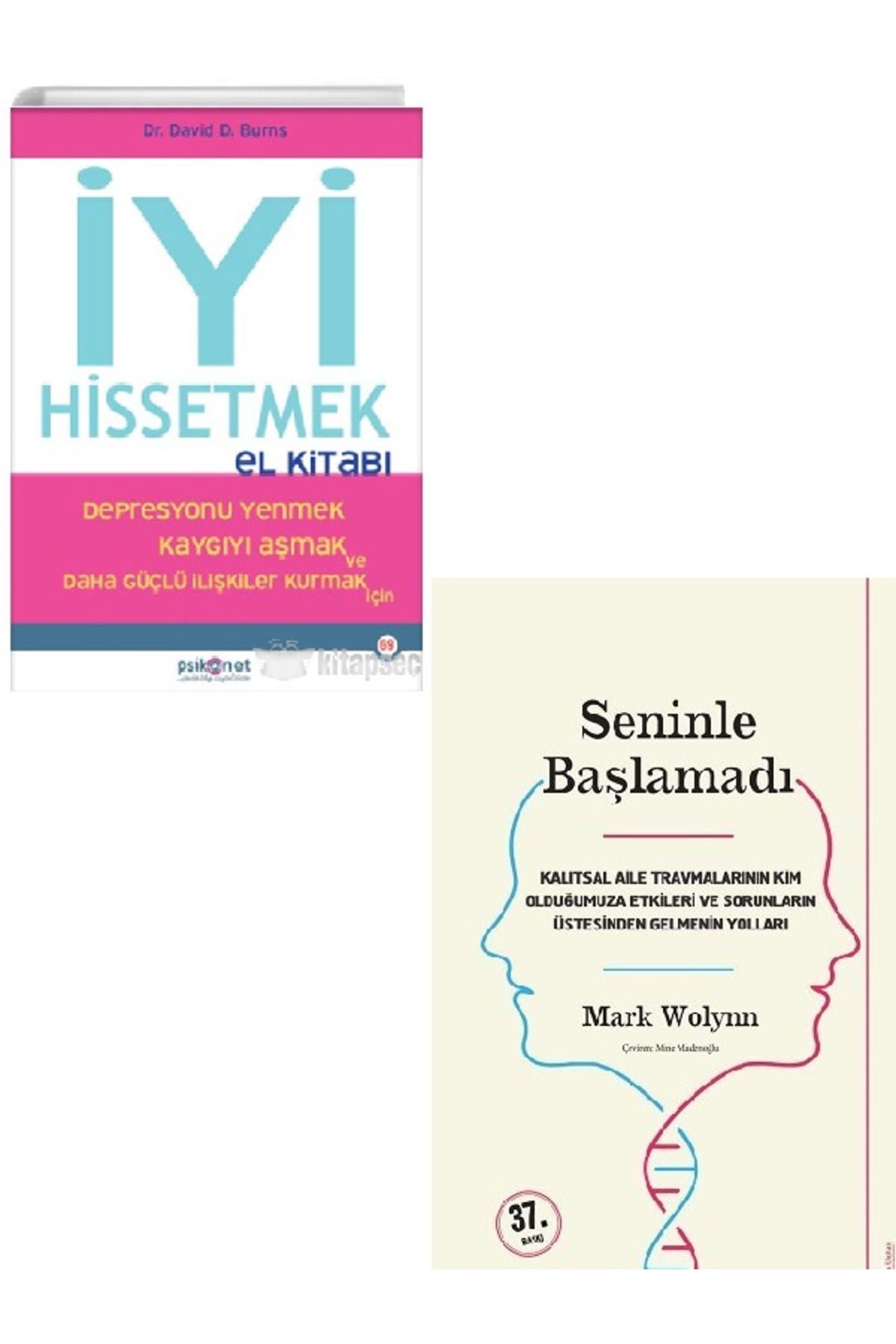 Destek Yayınları İyi Hissetmek El Kitabı - Seninle Başlamadı - Mark Wolynn-David D. Burns 2 KİTAP (ÜCRETSİZ KARGO)