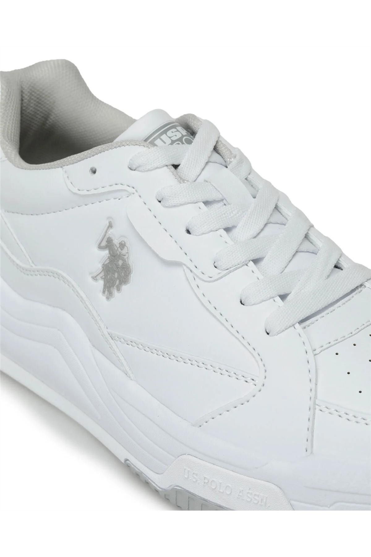 اسنیکر سفید زنانه پایه. چوگان Assn. جودی WMN 4FX 36 40 کفش ورزشی U.S. Polo Assn.