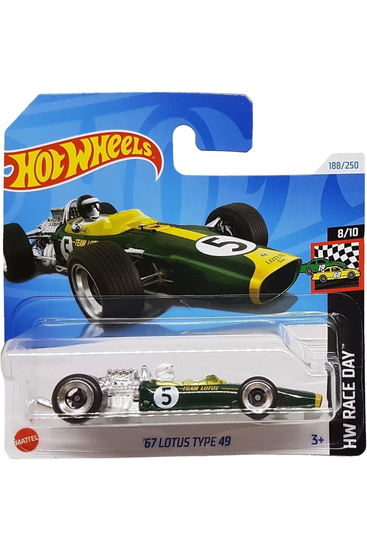 HOT WHEELS Tekli Arabalar '67 Lotus Type 49 - Htd99