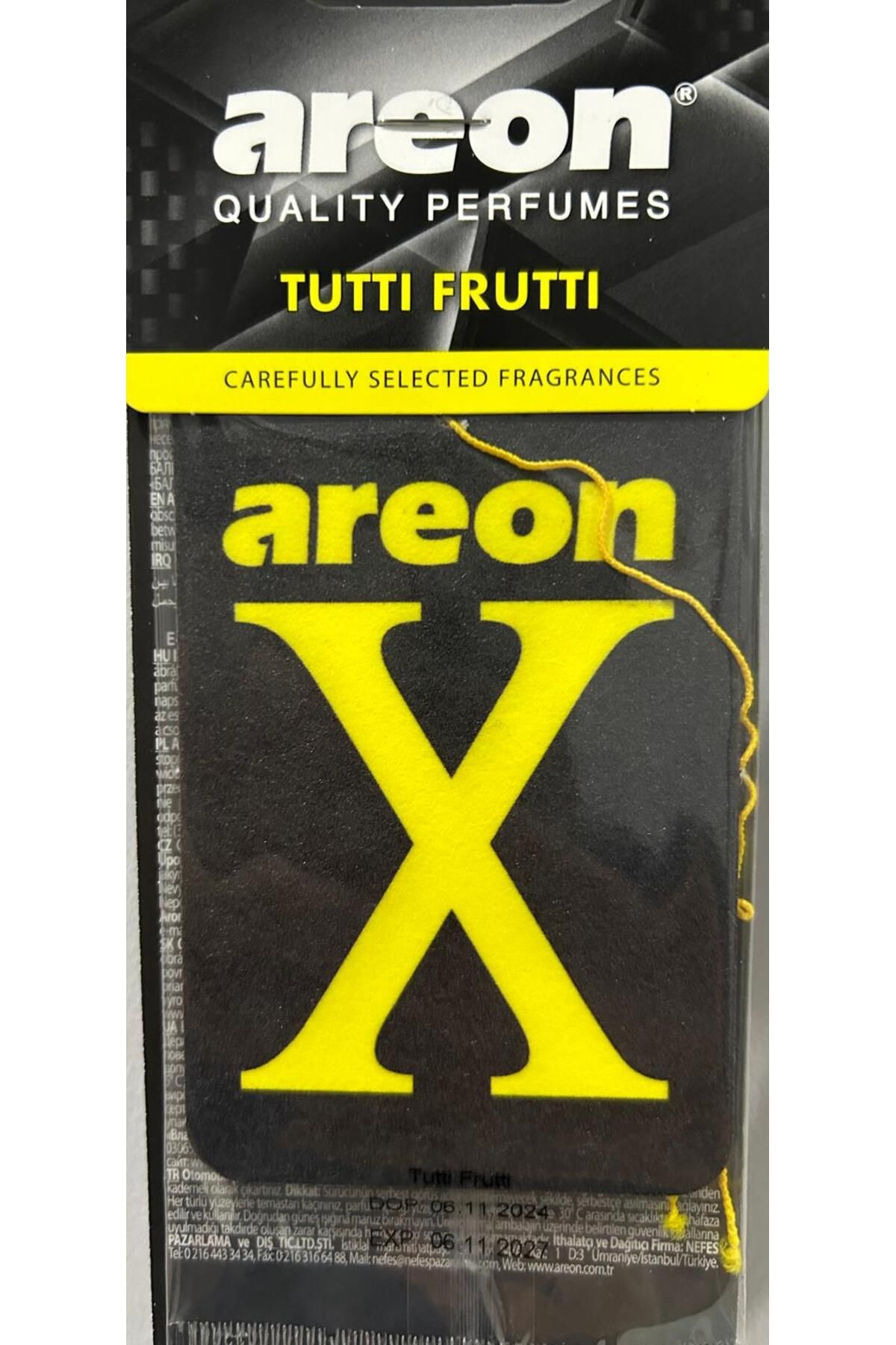 STANDART Areon X Tutti Frutti(Sarı-Siyah)