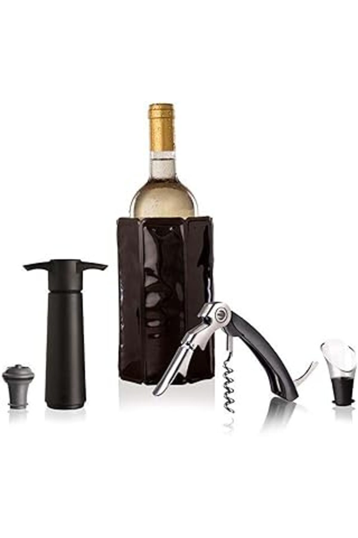 Cepahir-Chicshopx Fit Vacu Vin Wine Kit 5 Pieces - Boxed Star Shop Trend 529847 1