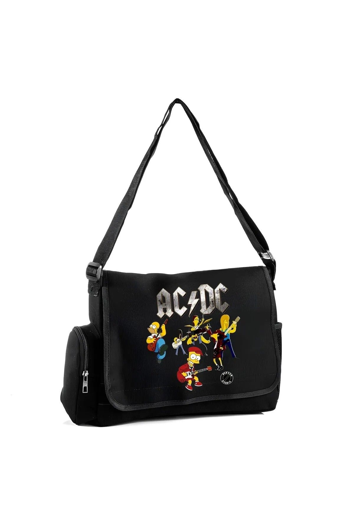 weywot The Simpson x Acdc Special Design Cepli Postacı Çantası