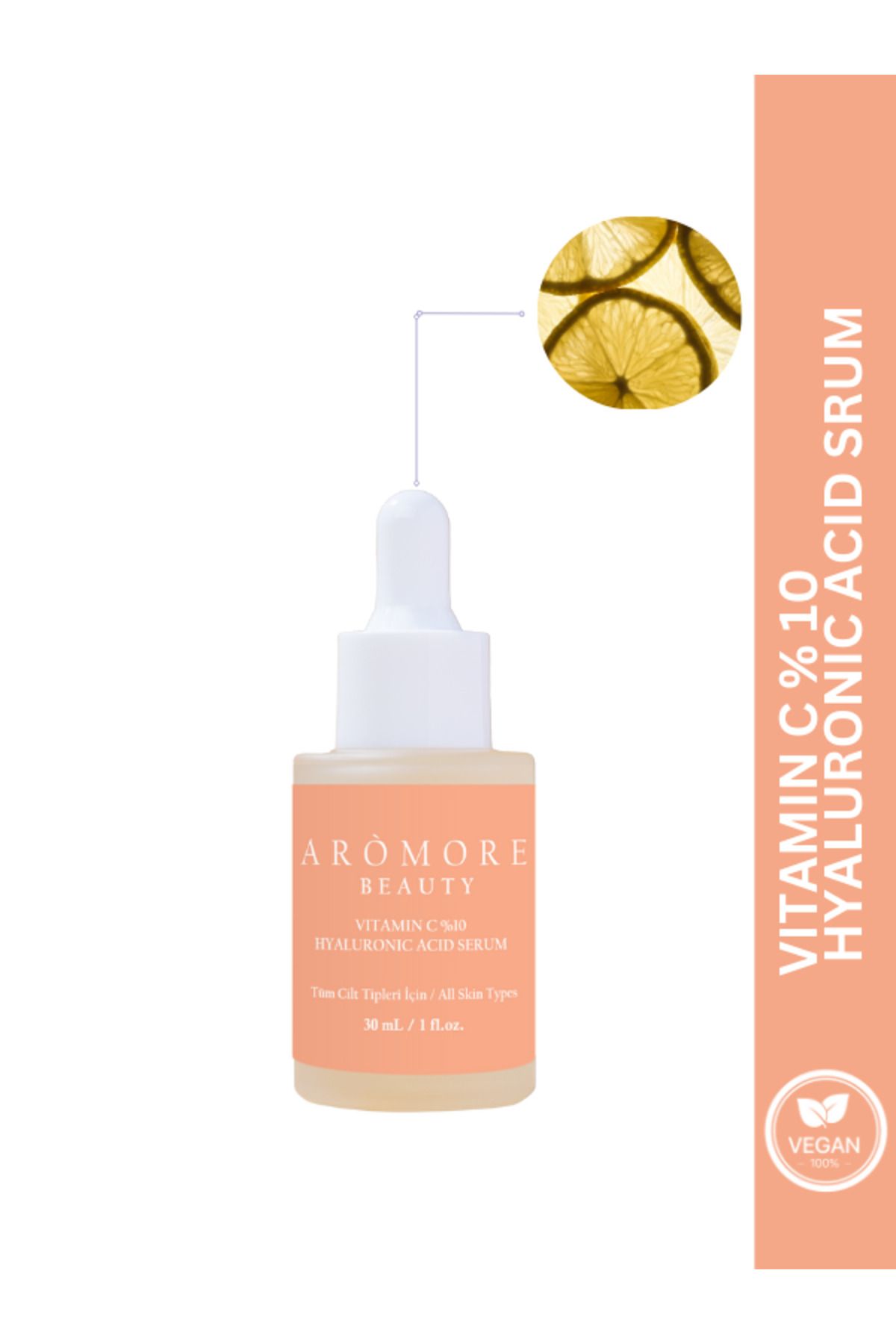 Aromore VITAMİN C %10 HYALURONIC ACID SERUM