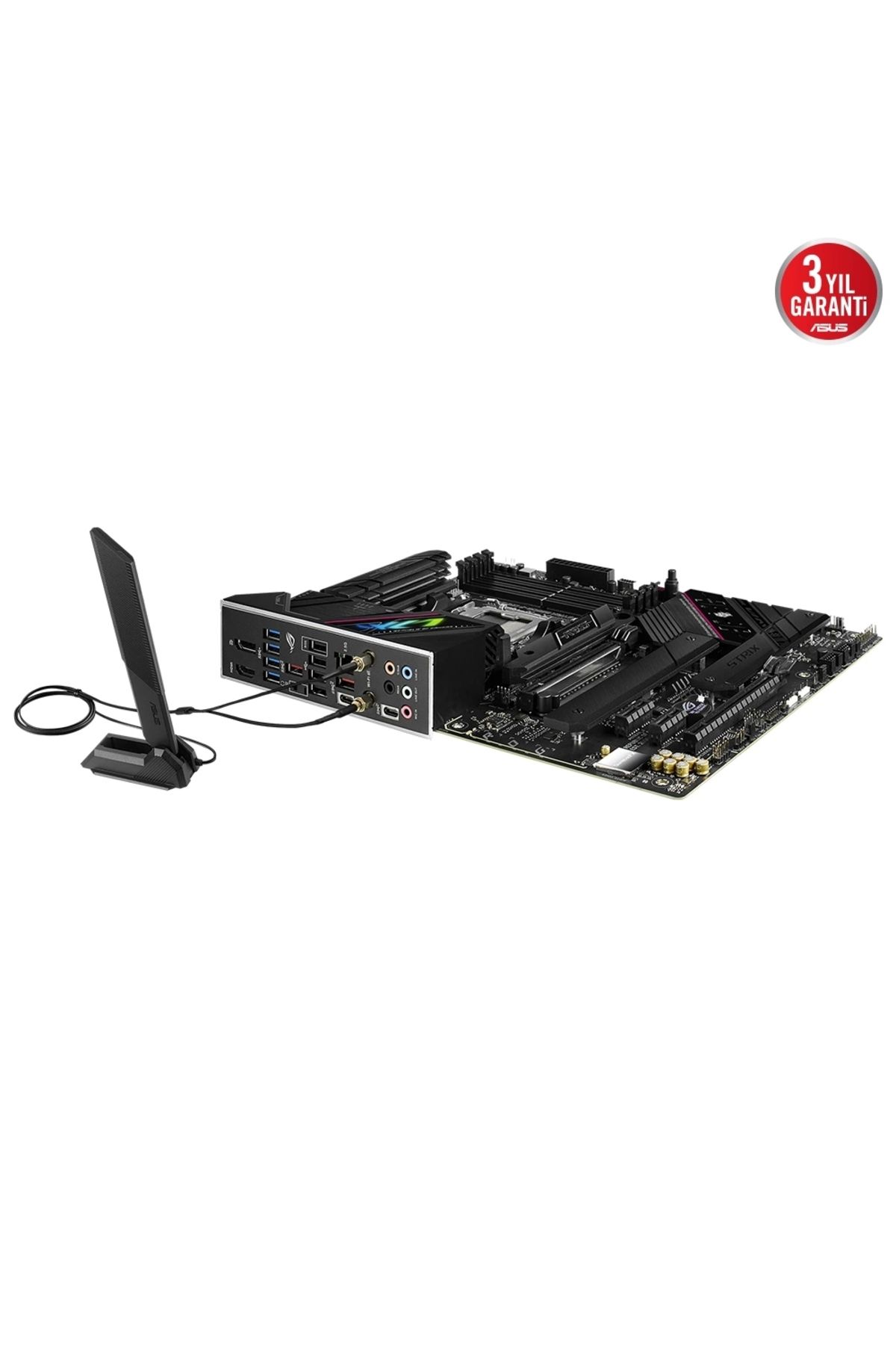 ASUS-Rog Strix B650E-F Gaming Wifi - Amd B650 Am5 Ddr5 6400 Dp HDMI 3X M2 Usb3.2 Ax + Bt Aura Rgb 4
