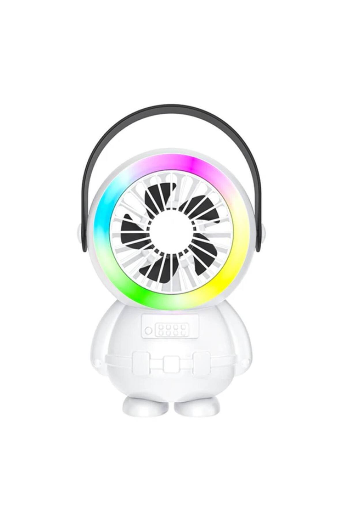 Ally Şarjlı Astronot Fan Vantilatör Taşınabilir El - Masa Üstü Vantilatör 1500mah