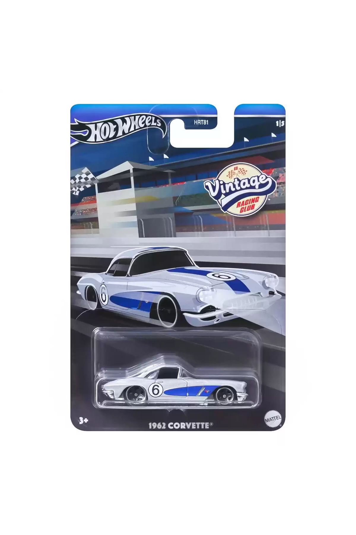 TOYFEST HotWheels Vintage Nostaljik Klasik Koleksiyonluk Die Cast Metal Araba - 1962 Corvette