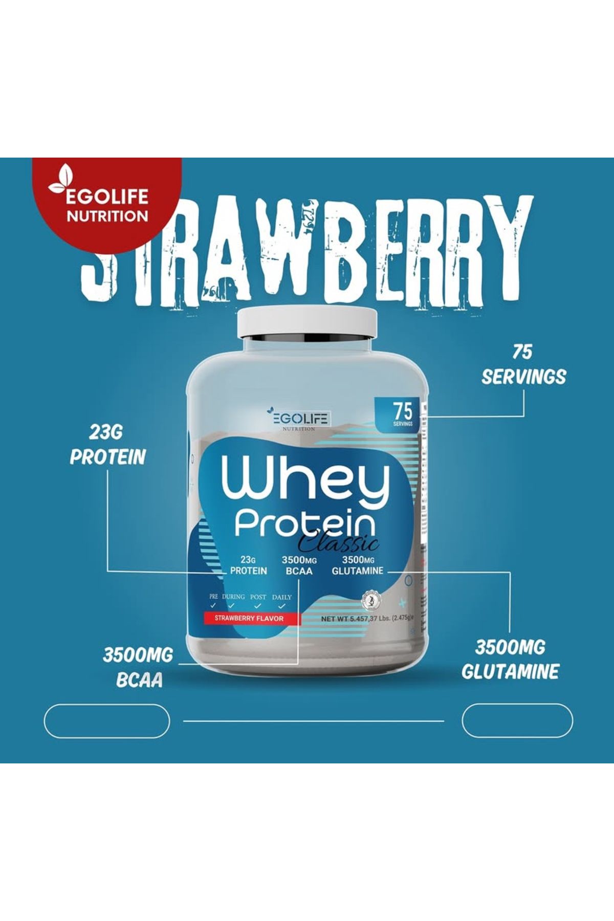 EGOLİFE-Egolife Whey Protein 2.4 kg (Perfect Taste) 3