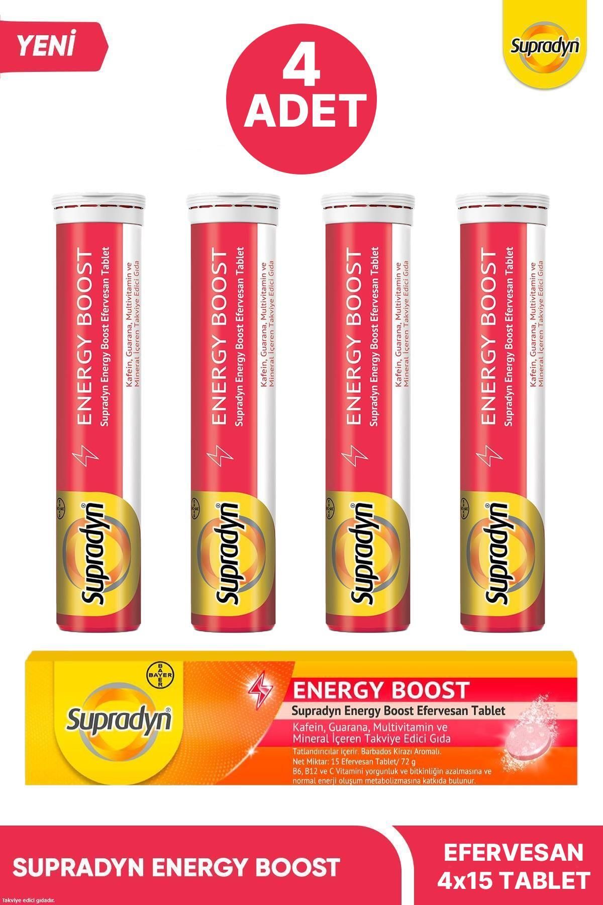 Supradyn Energy Boost Taef 15 Efervesan Tablet 4 ADET