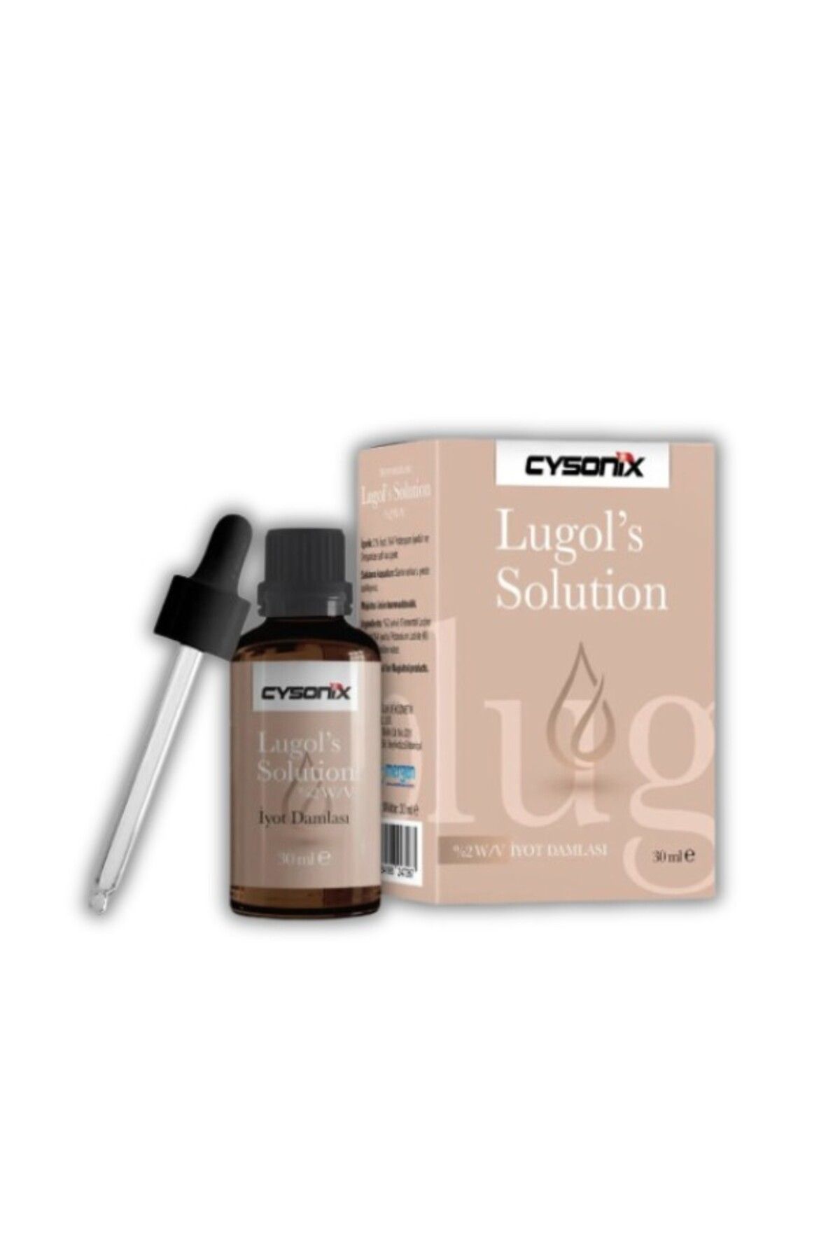 CYSONIX Lugol %2 Solution İyot Damla 20 ml