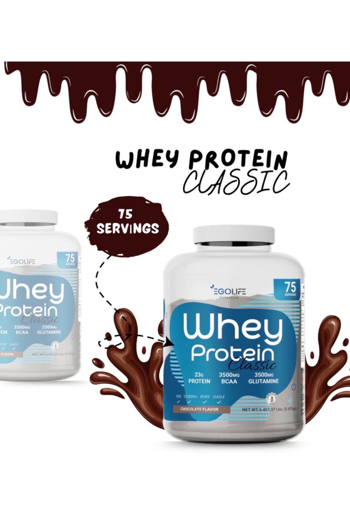 EGOLİFE-Egolife Whey Protein 2.4 kg (Perfect Taste) 2