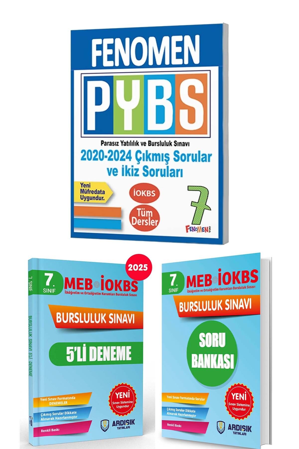 Fenomen Yayıncılık 7. Sınıf Bursluluk Sınavı Çıkmış Sorular ve İkiz Sorular + Bursluluk Kamp Seti 2025