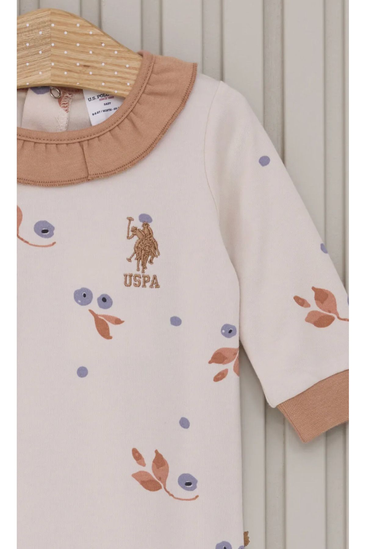 U.S. Polo Assn.-Baby Girl, Licensed, Uspa, Bottom Snap Jumpsuit 3