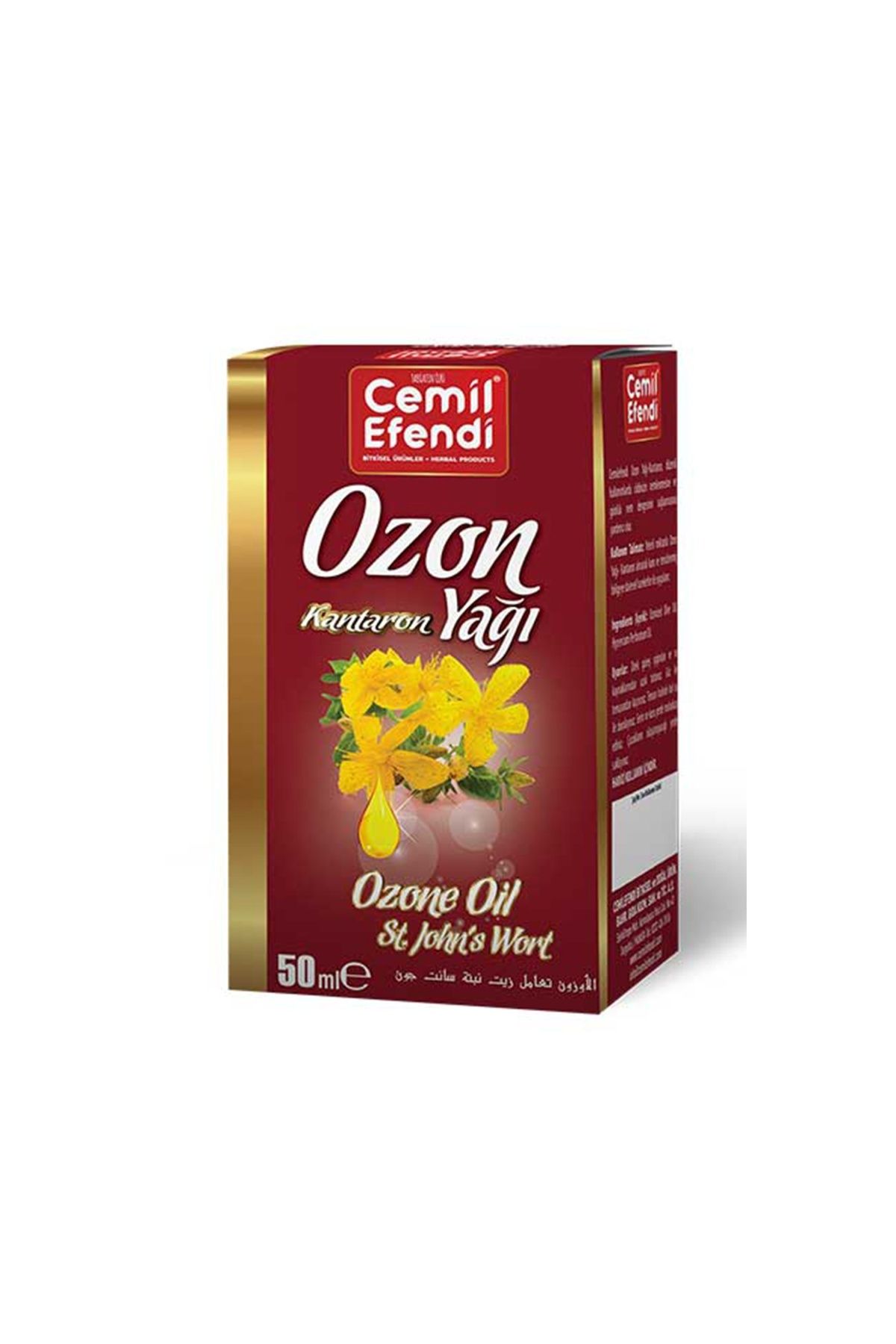 EGATOPTAN Ozonlanmış Kantaron Yağı 50 Ml