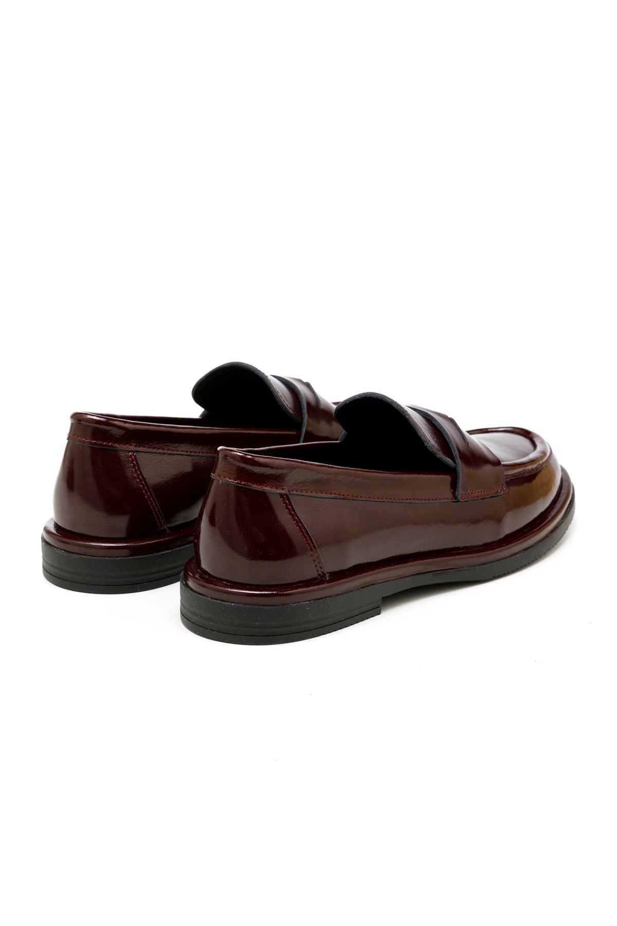John May-Women'S/Girls Classic Oxford Rc-25Y-001-R40220 John May 582-Burgundy Patent Leather 4