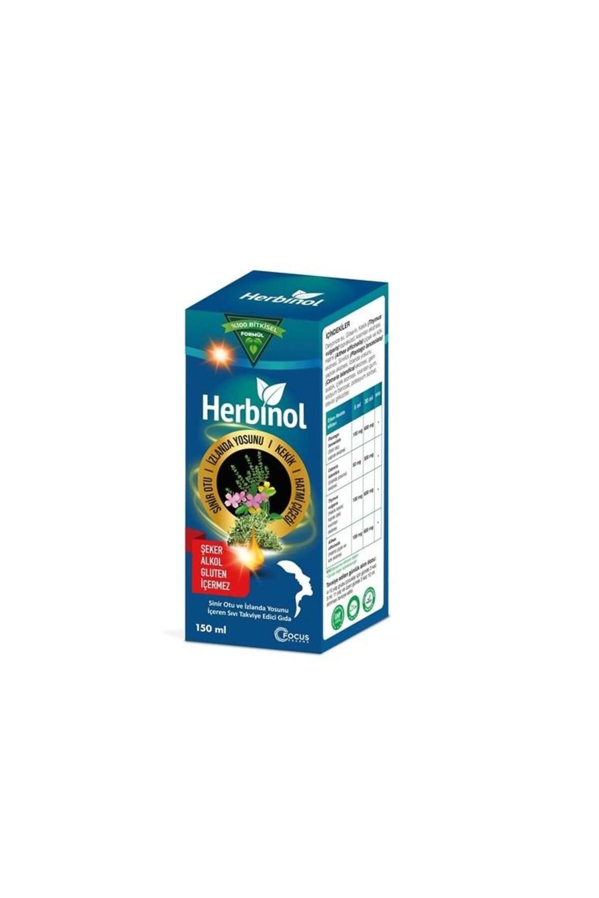 HERBINOL Sinirliot ve İzlanda Yosunu Şurup 150ml