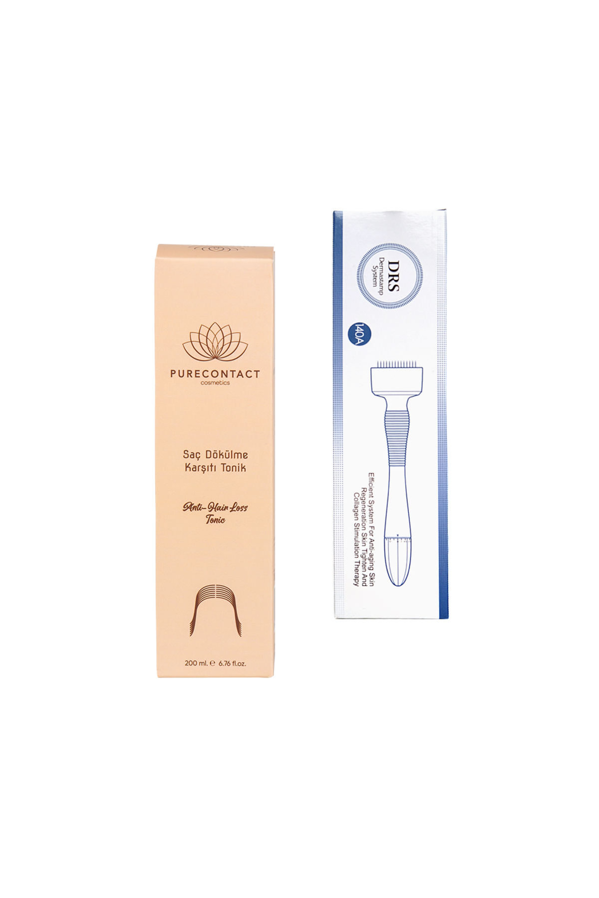 تونیک ضد ریزش مو – ۲۰۰ میلی لیتر و DRS Dermastamp — شیر — تصویر 4 از 4