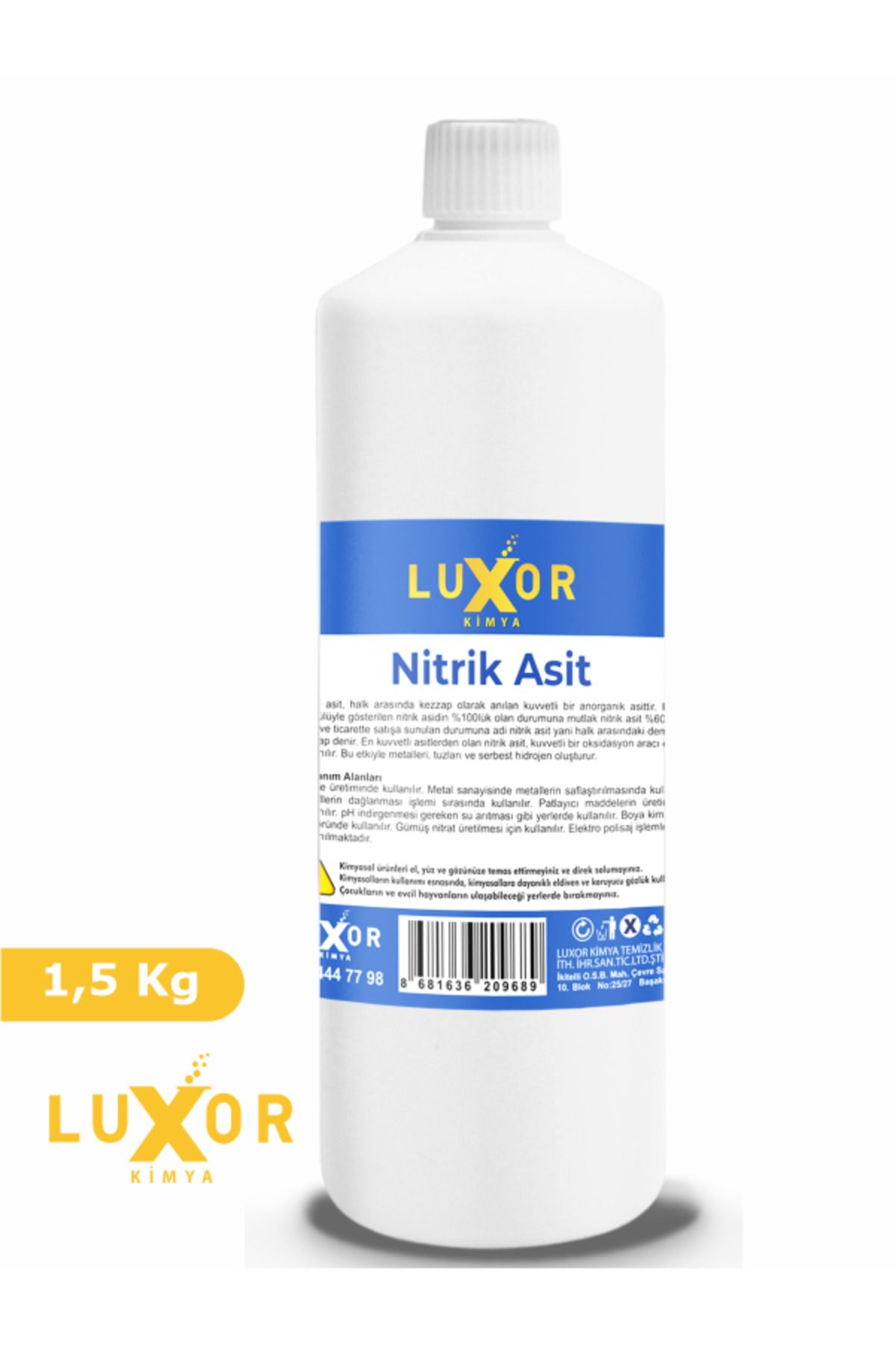 Luxor Kimya Nitrik Asit 1,5 Kg