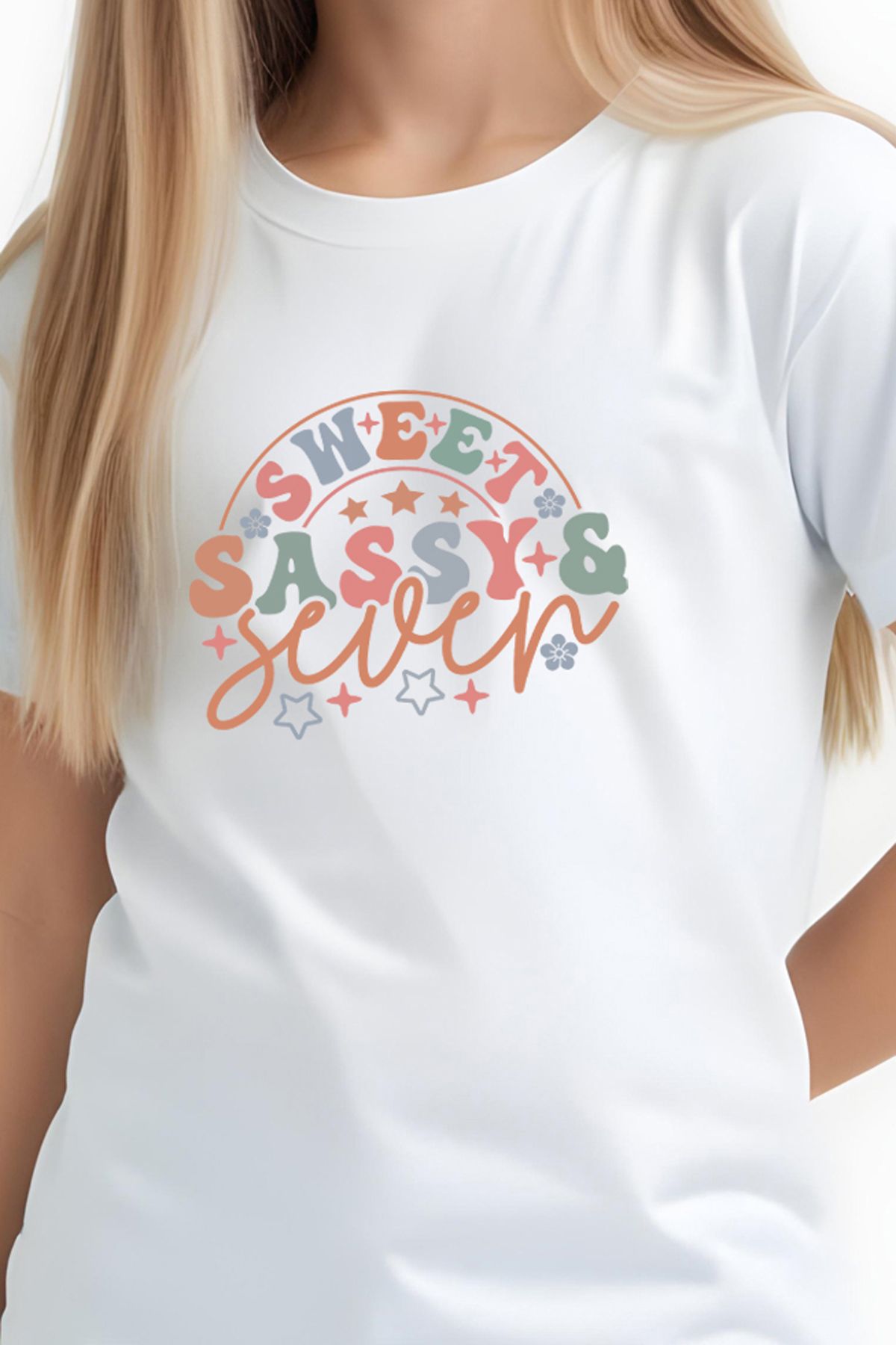 FYK KİDS-Girl's Sweat Sassy Printed Tshirt 3