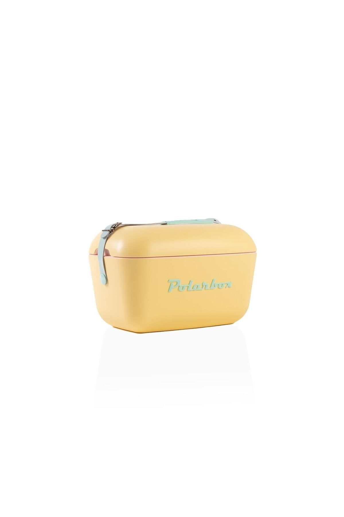 Polarbox-صندوق الثلج Polarbox® Retro باللون الأصفر – Cyan Pop سعة 12 لترًا 2