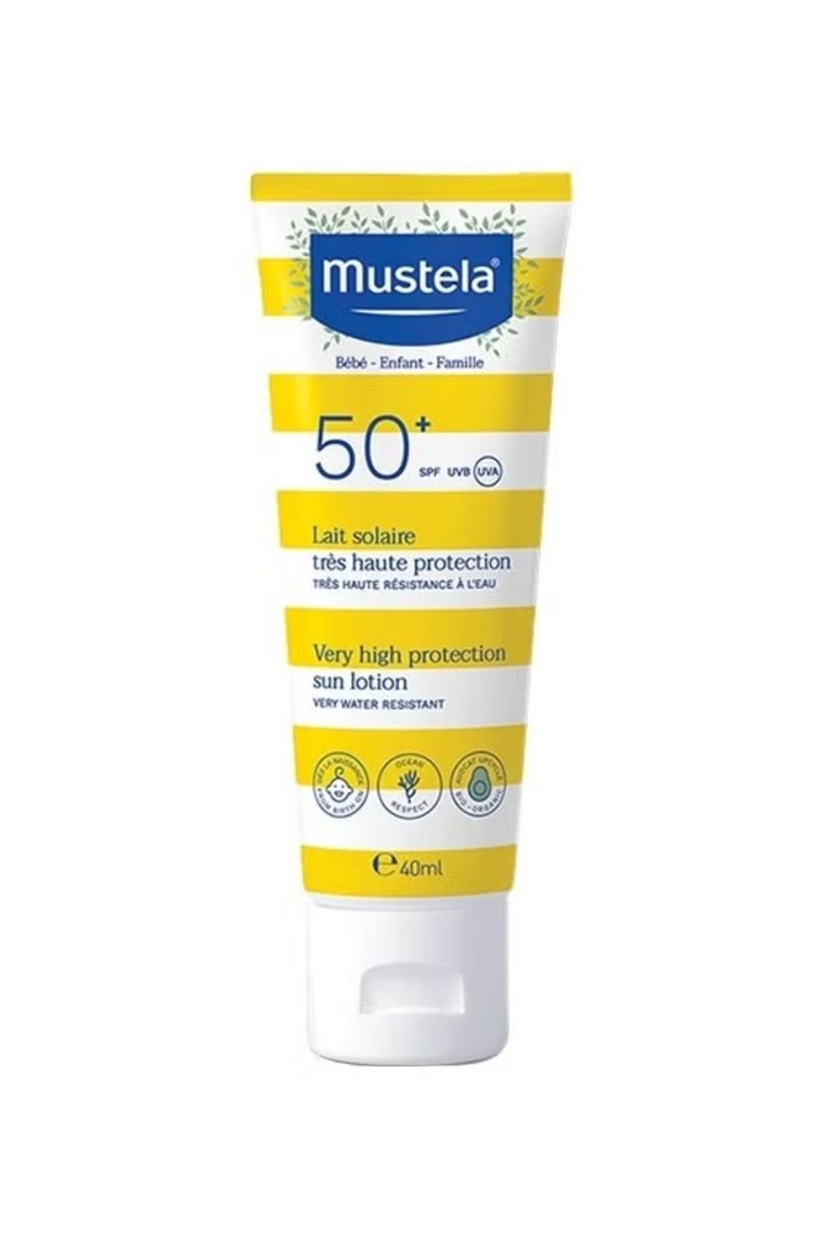 Mustela-Very High Protection Sun Lotion SPF 50+ 40ml 1