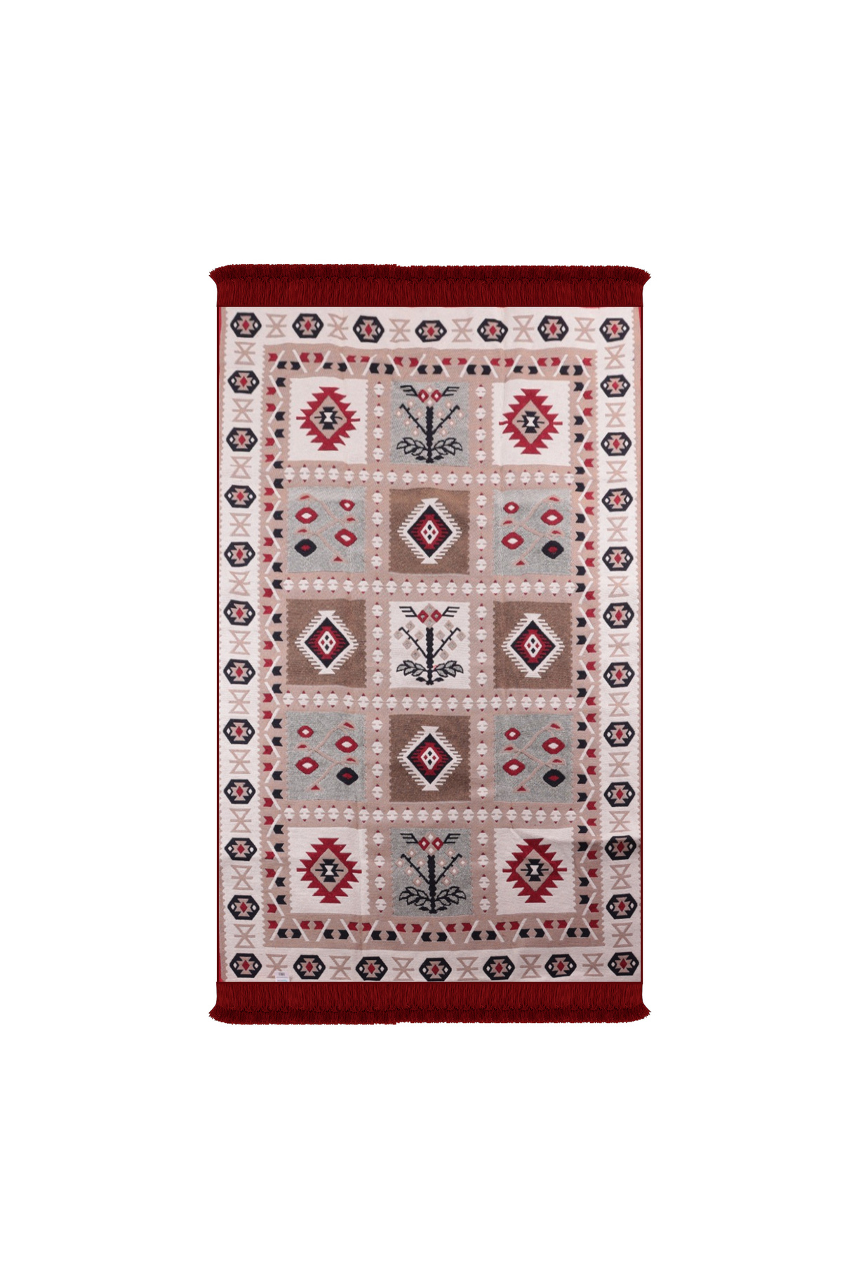 Bigghome-Bigghome Doppelseitiger Teppich, Maschinenwaschbar, Modernes Design, 80*150 cm, SA1619B 2