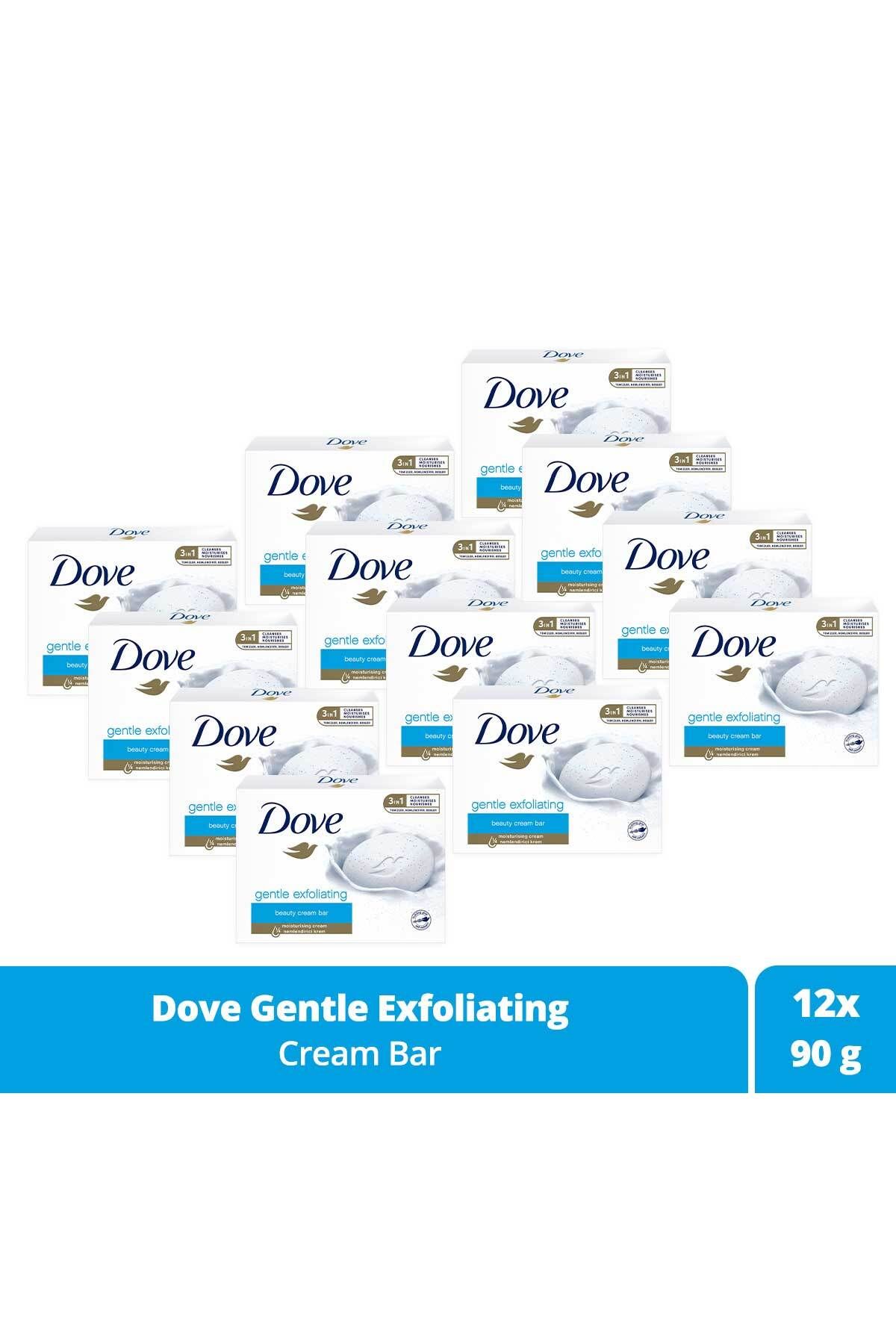 Dove Beauty Cream Bar Gentle Exfoliating Nemlendirici Krem 90 g x12