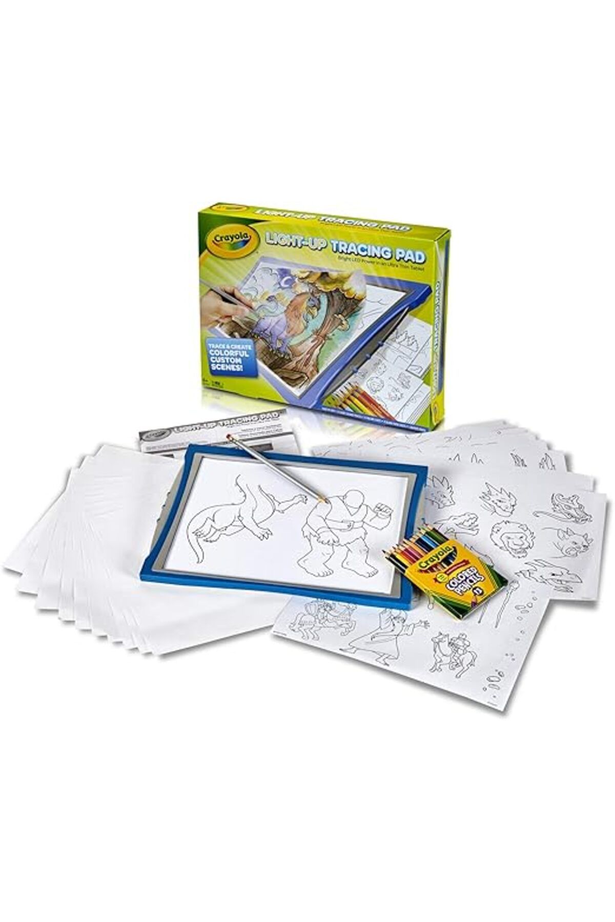 Crayola-Light-Up Tracing Pad Blue 04-0136 2