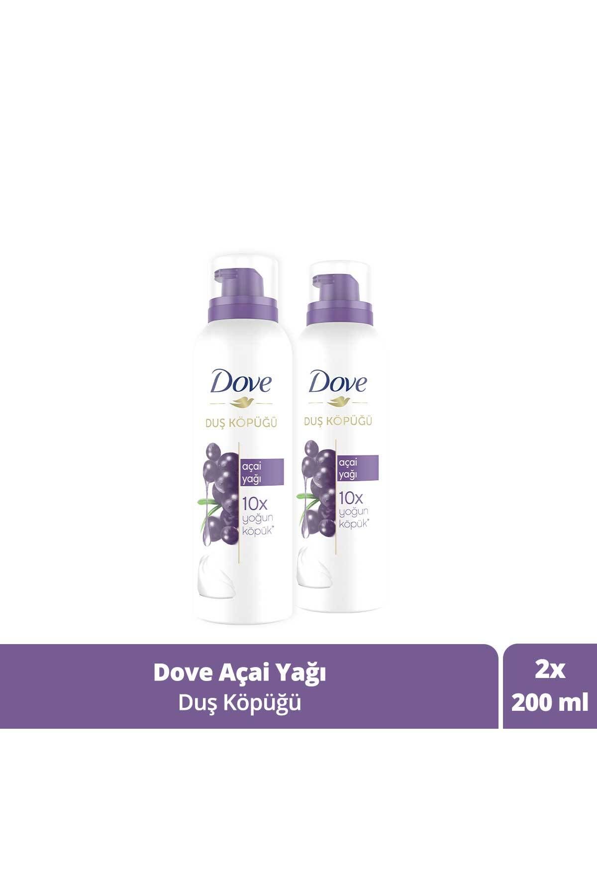 Dove Duş Köpüğü Açai Yağı Yoğun Köpük 200 ml x2