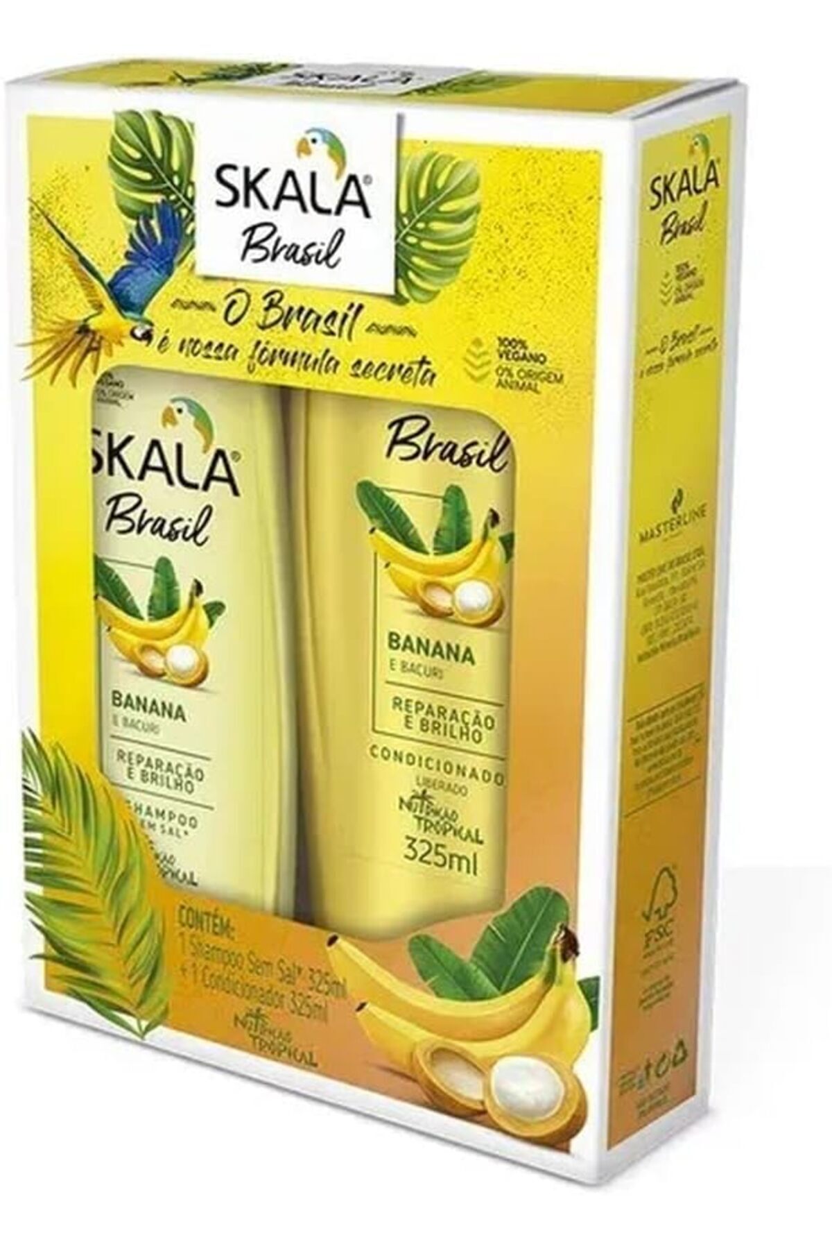 SKALA-Scala Repair & Shine Banana & Bacory Shampoo & Conditioner - 2 x 325ml 1