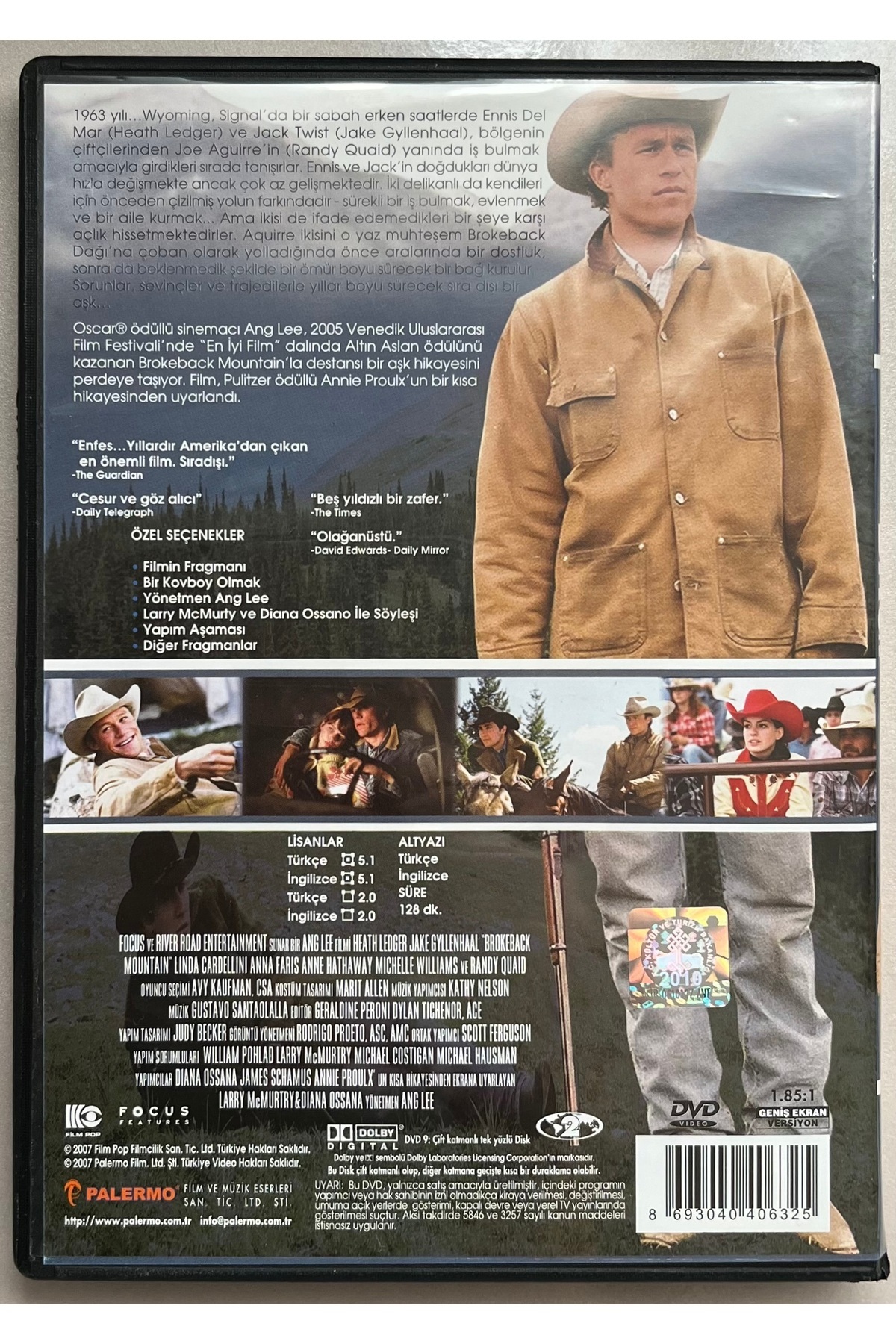 Genel Markalar Bir Ang Lee Filmi Brokeback Dağı Dvd (Orjnal Dönem