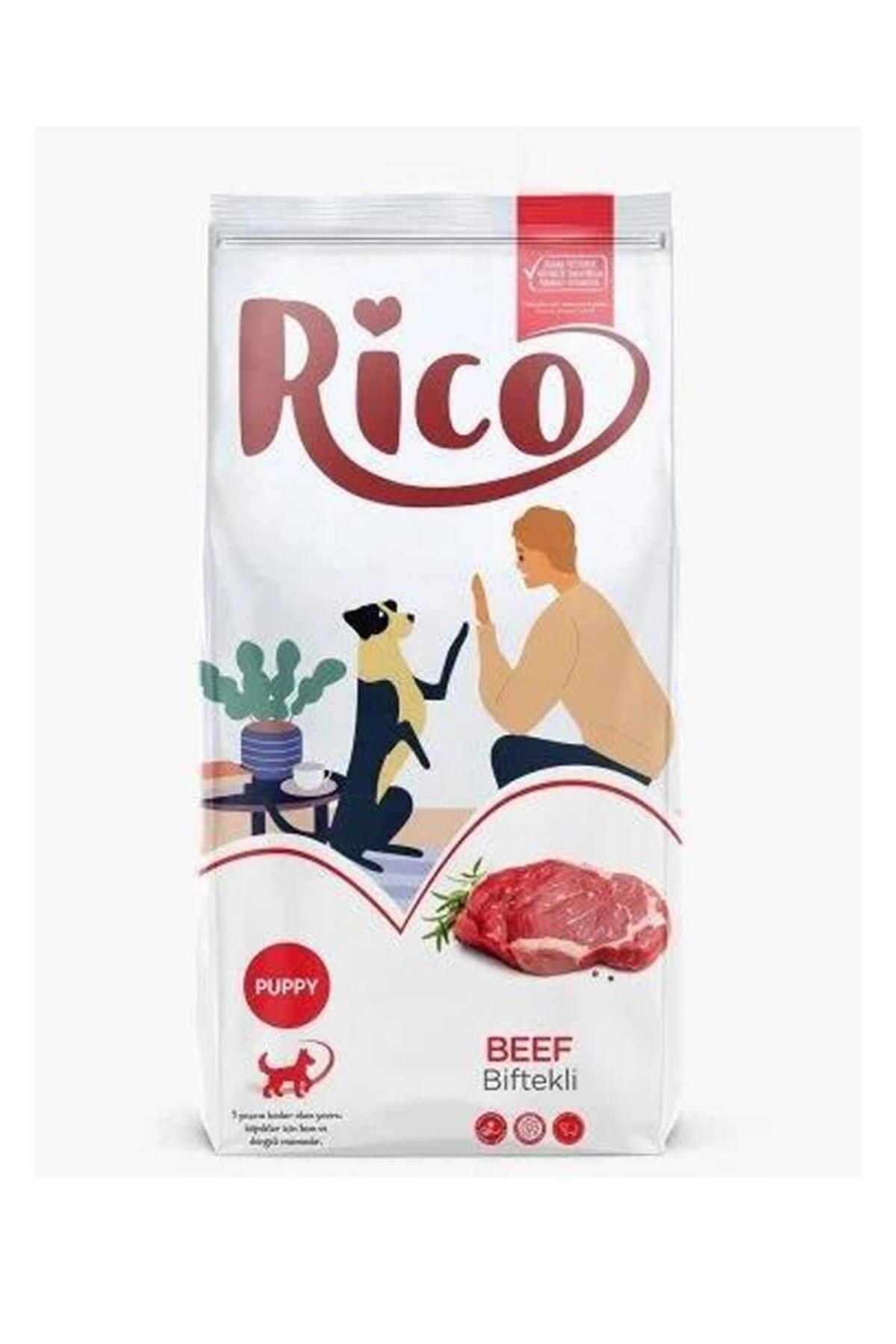 Rico Sığır Etli Yavru Köpek Maması 3 KG