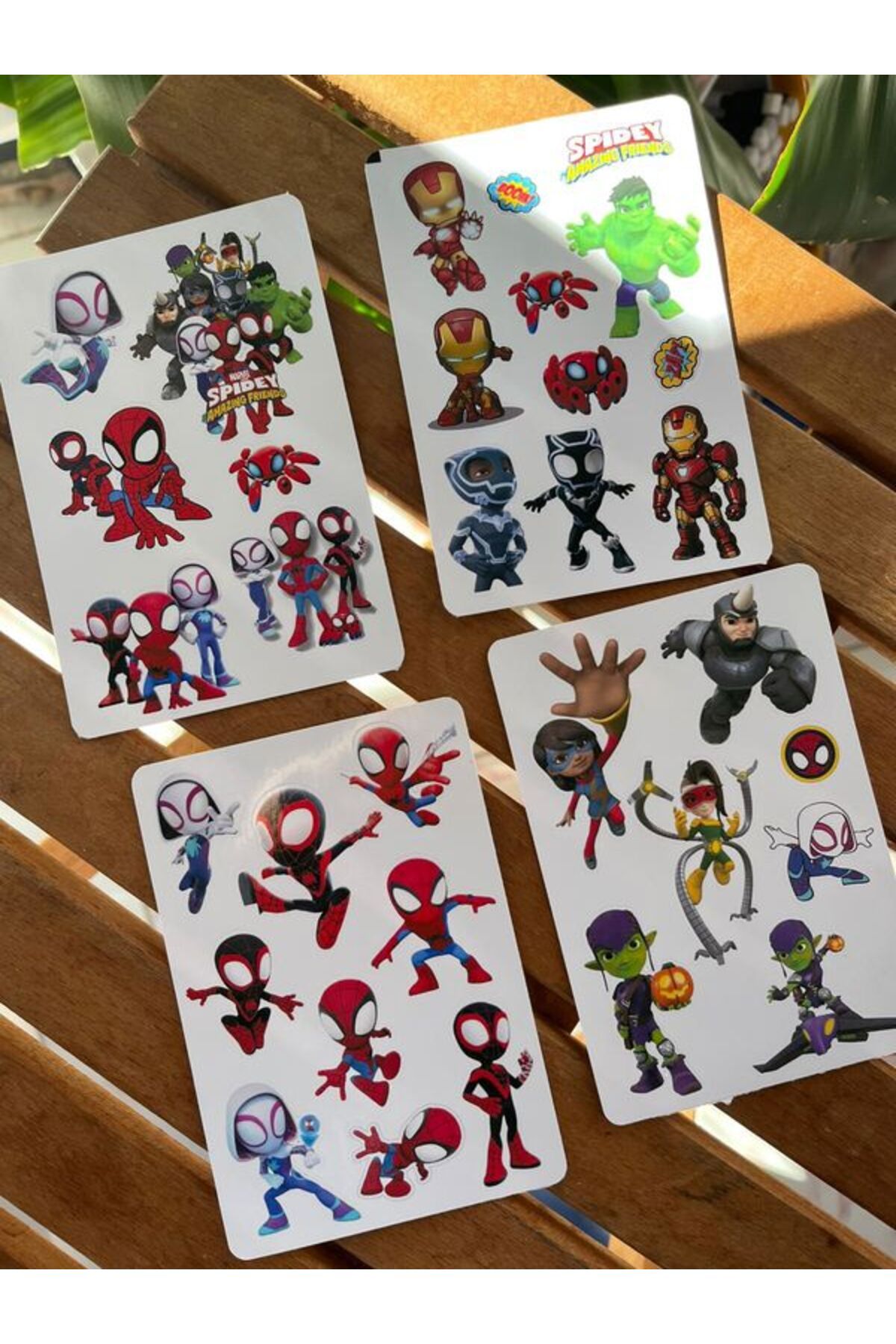 EyER Shoping Spidey ve İnanılmaz Arkadaşları  Karakter Sticker Seti Etiket