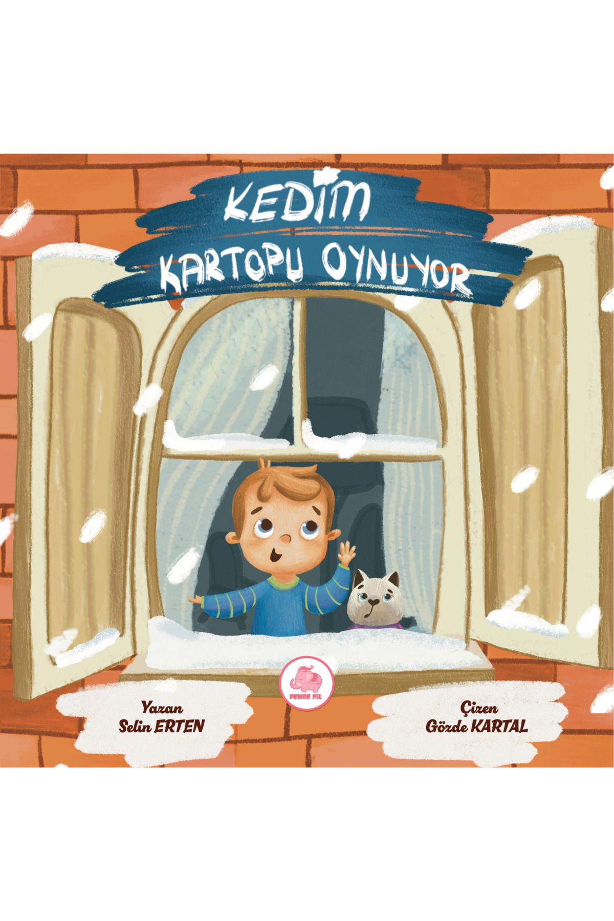 PEMBEFİL Kedim Kartopu Oynuyor