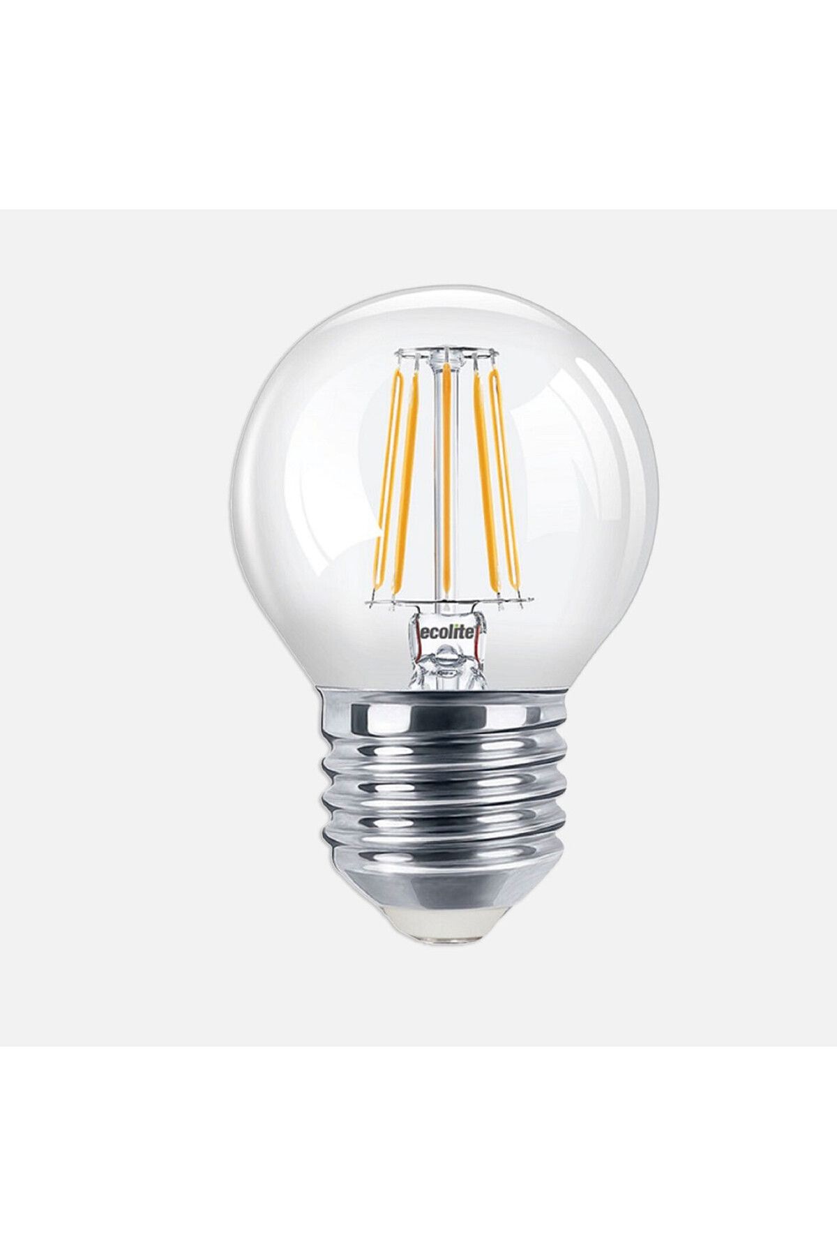 Ecolite Filament G45 4 W Beyaz Klasik E27 Duy Led Ampul