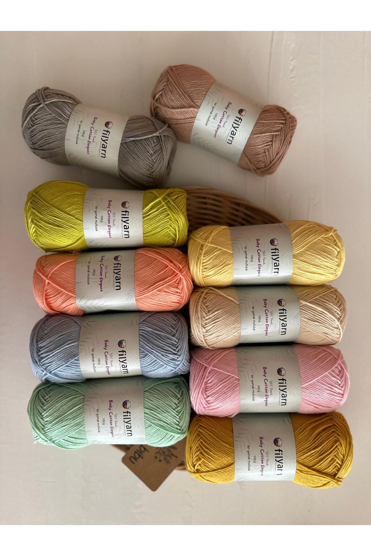 Filyarn Baby Cotton 10'lu İp Seti - Pastel