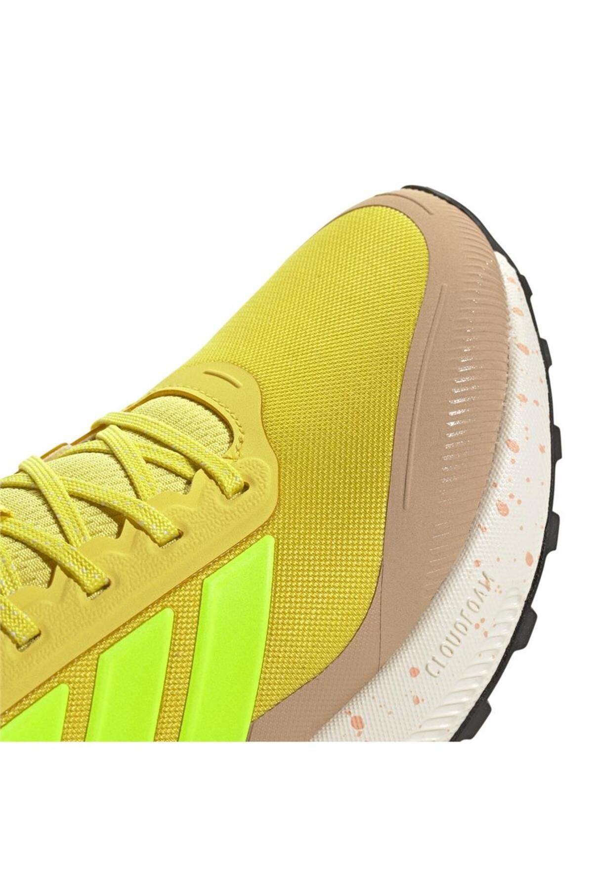 کفش دو و تمرین زنانه زرد در حال رانینگ RUNFALCON 5 TR W JH8788 adidas