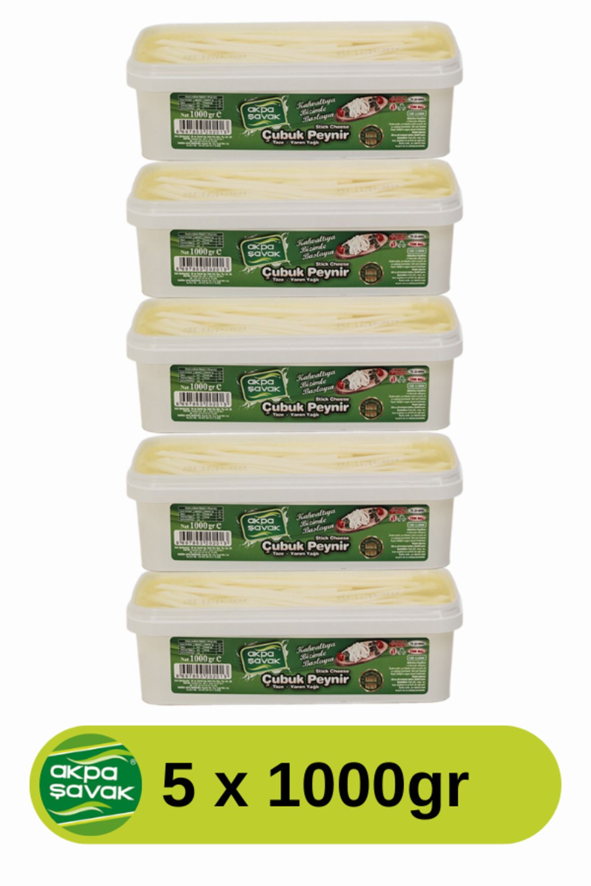 Ak-pa Şavak Akpa Şavak Çubuk Peyniri (5x1 Kg)