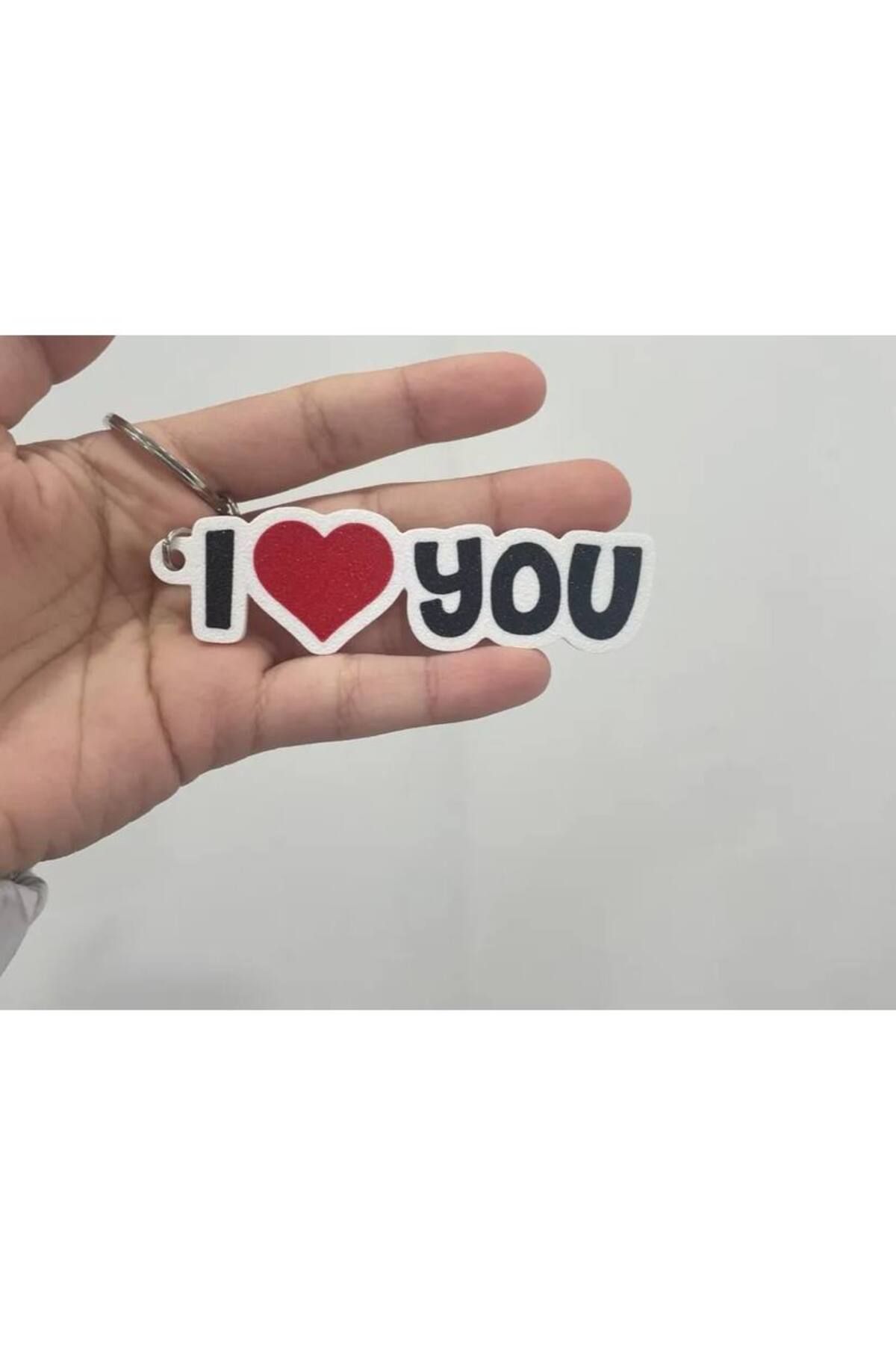 Cadde 3D I Love You Anahtarlık- Hediyelik