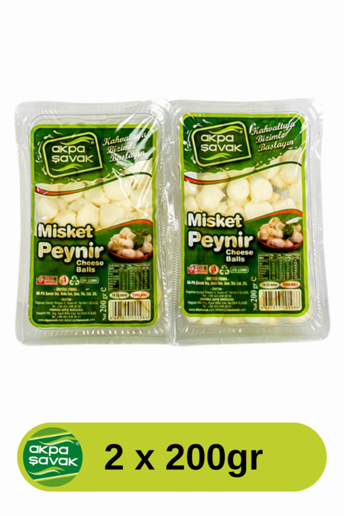 Ak-pa Şavak Akpa Şavak Misket Peyniri (2 x 200gr)