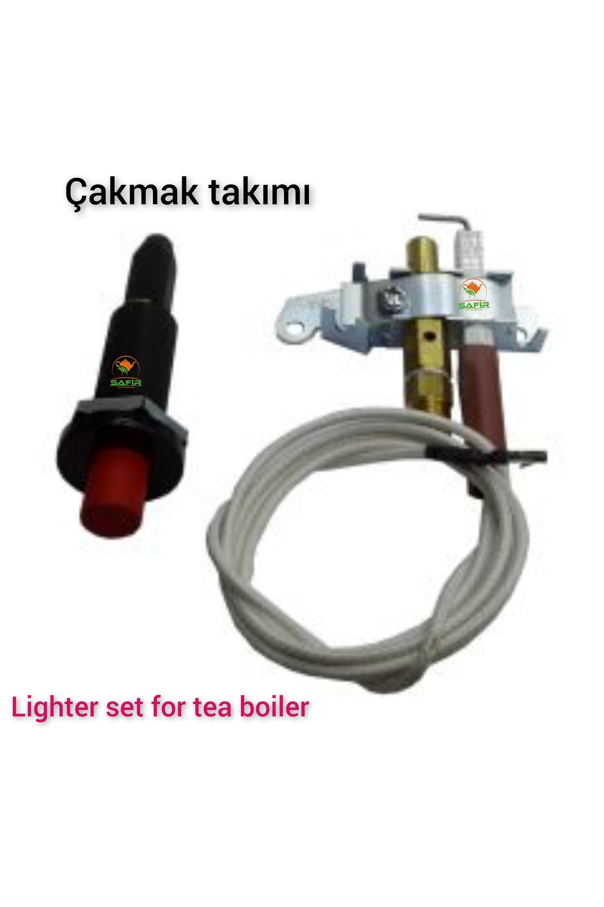 SAFİR Çakmak Takımı Çay Ocağı Çakmak Takımı A++ Safir Çay Kazanları