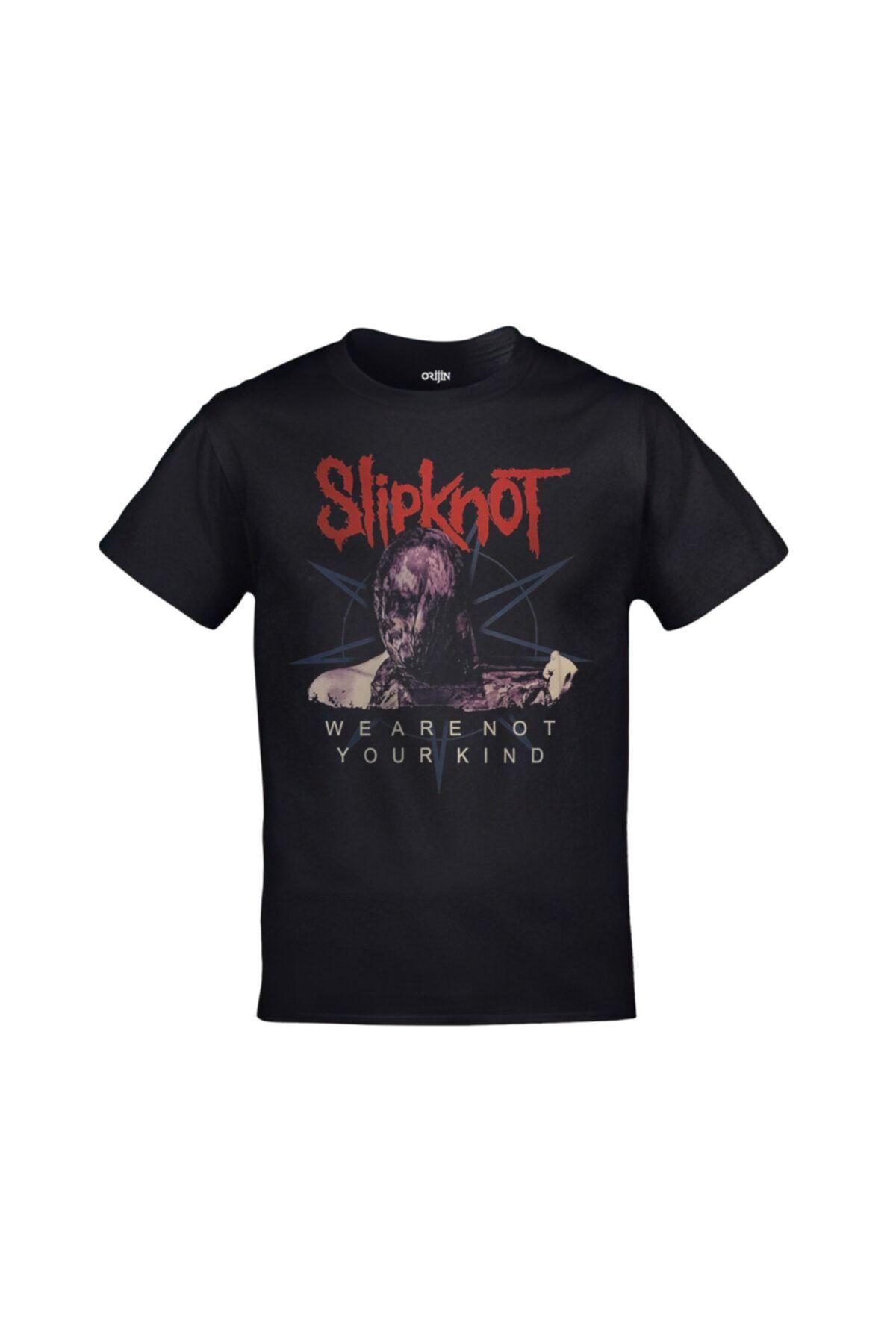Kalic Studio-Slipknot'We Are Not Your Kind' Unisex Black Front and Back Printed 1