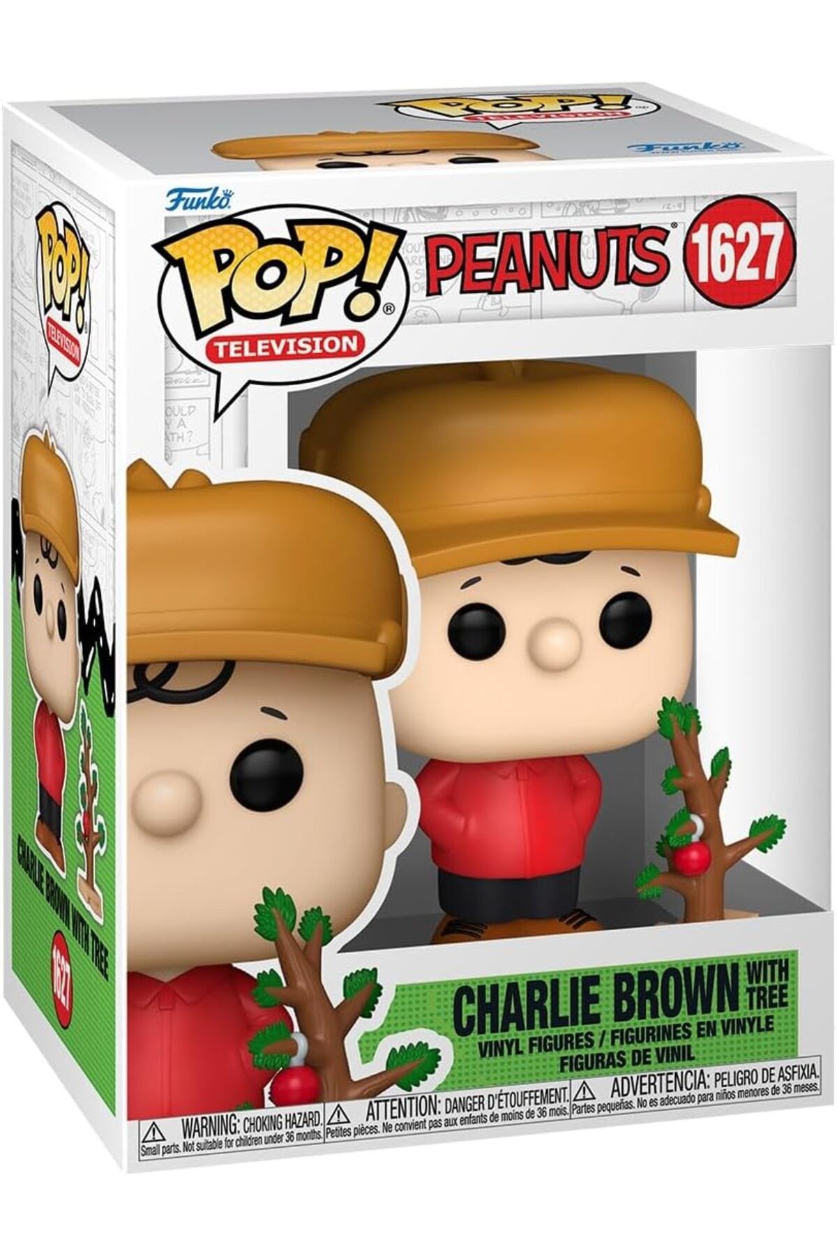 Funko Pop Television Peanuts - Charlie Brown With Tree No:1627 - Ağaç İle