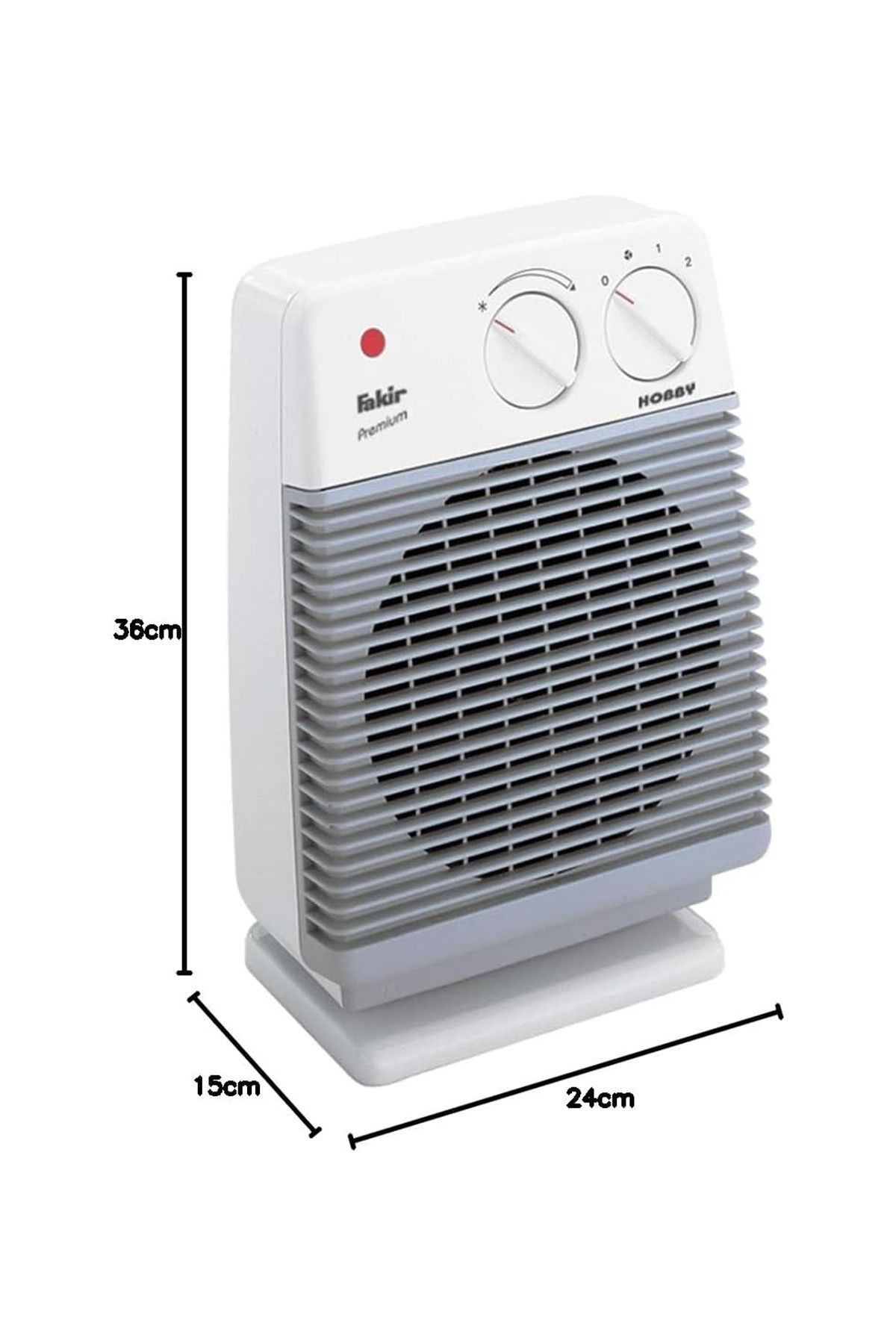 Fakir-Light Gray Hobby S Fan Heater 3