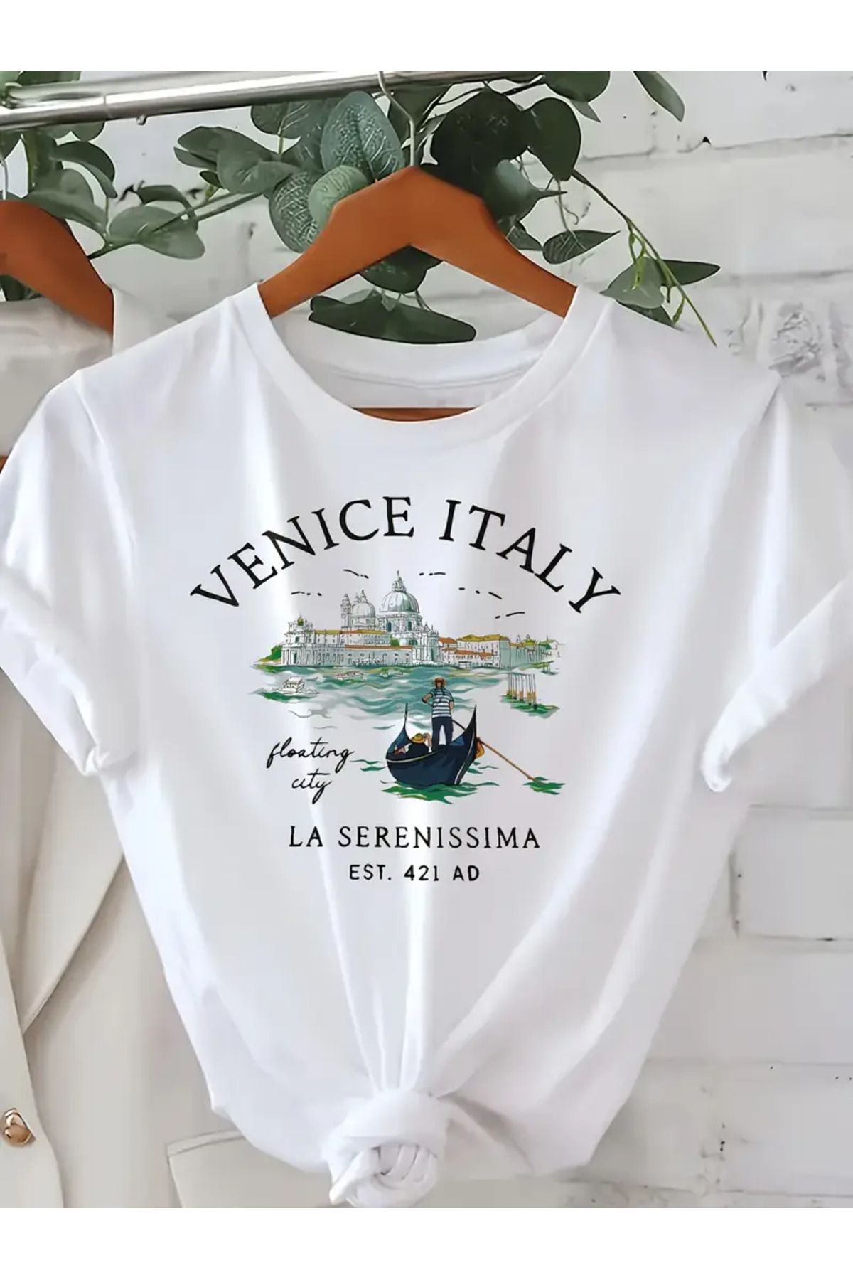 FULL TOLERANCE La Serenıssıma Baskılı Oversize Tshirt